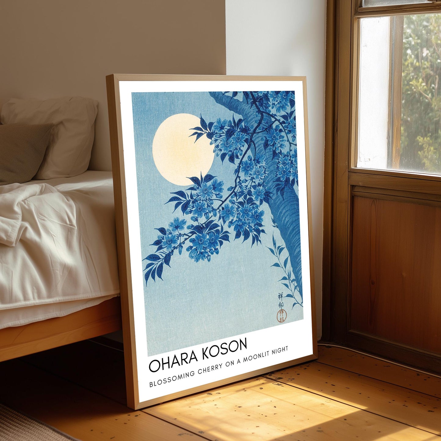 Ohara Koson Cherry Blossom Print: Japanese Vintage Art (A4)