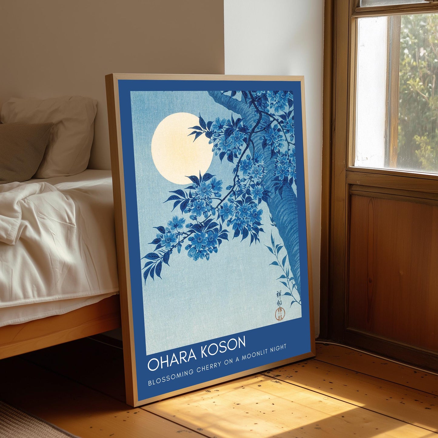 Ohara Koson Cherry Blossom Print: Japanese Vintage Art (A4)