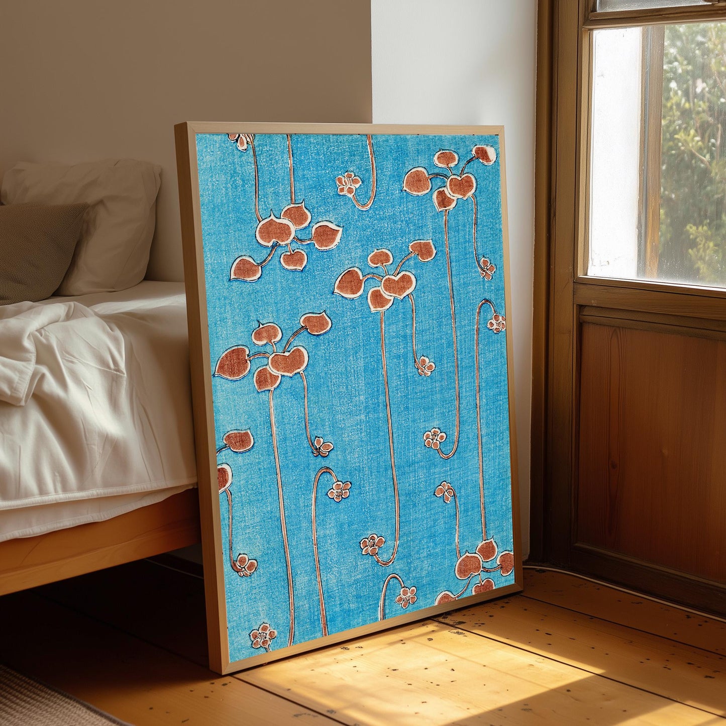 Watanabe Seitei Vine Leaves Print: Japanese Oriental Art