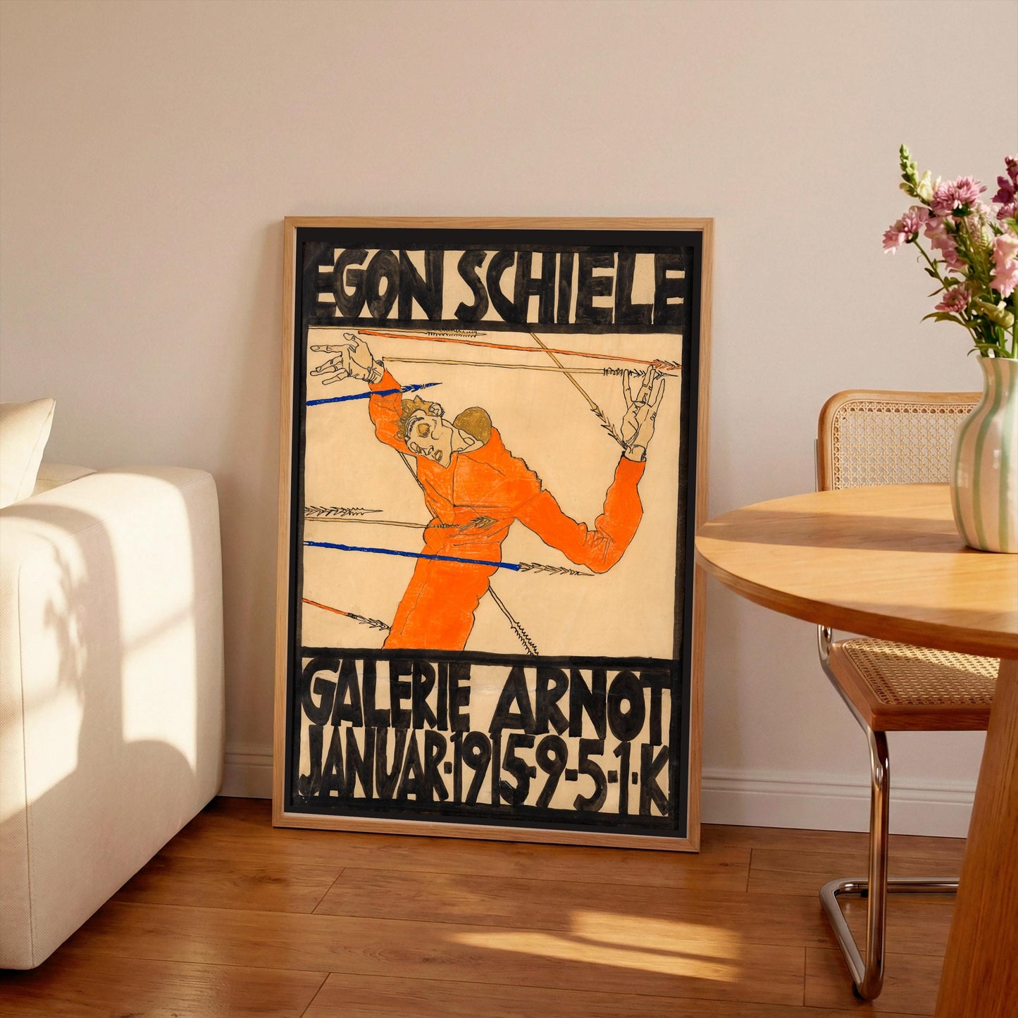 Egon Schiele Exhibition Print: Galerie Arnot, Expressionism Art