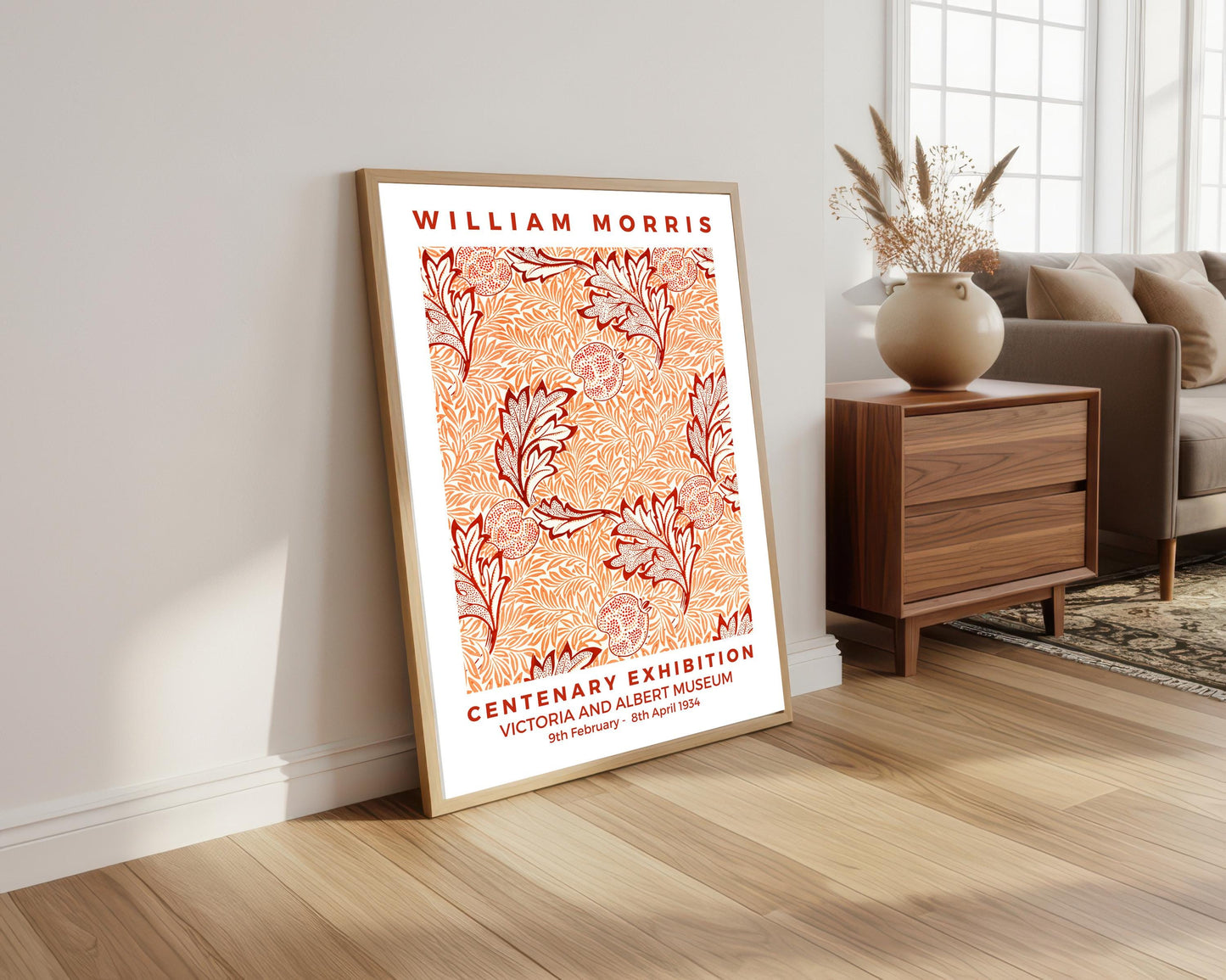 William Morris Apple Print: Art Nouveau Floral Home Decor