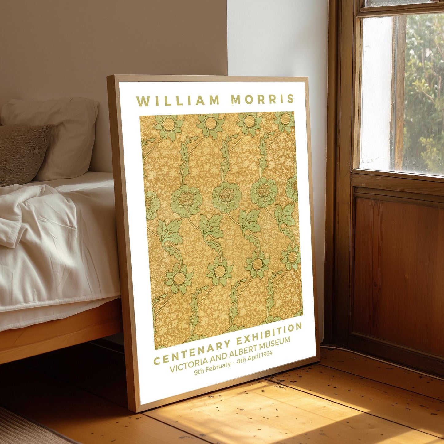 William Morris 'Kennet' Art Nouveau Floral Print - V&A Museum