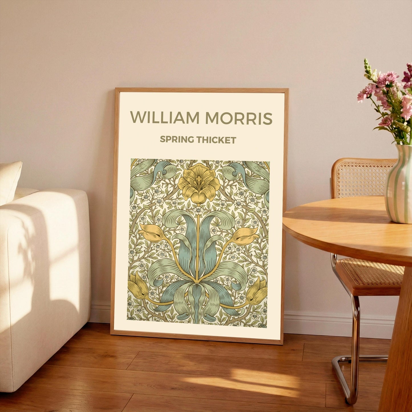 William Morris 'Spring Thicket' Art Nouveau Exhibition Poster