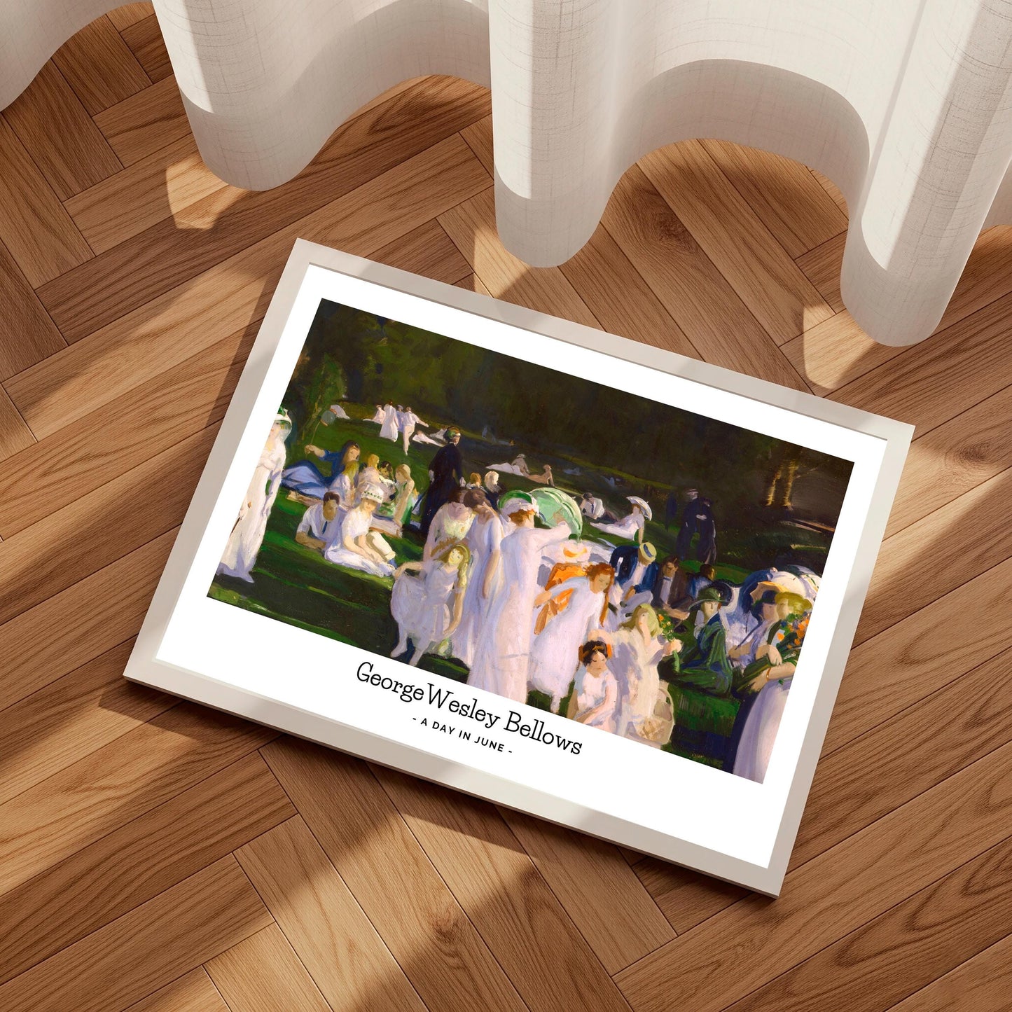 George Bellows 'A Day in June' Print: Summer Impressionist Wall Art