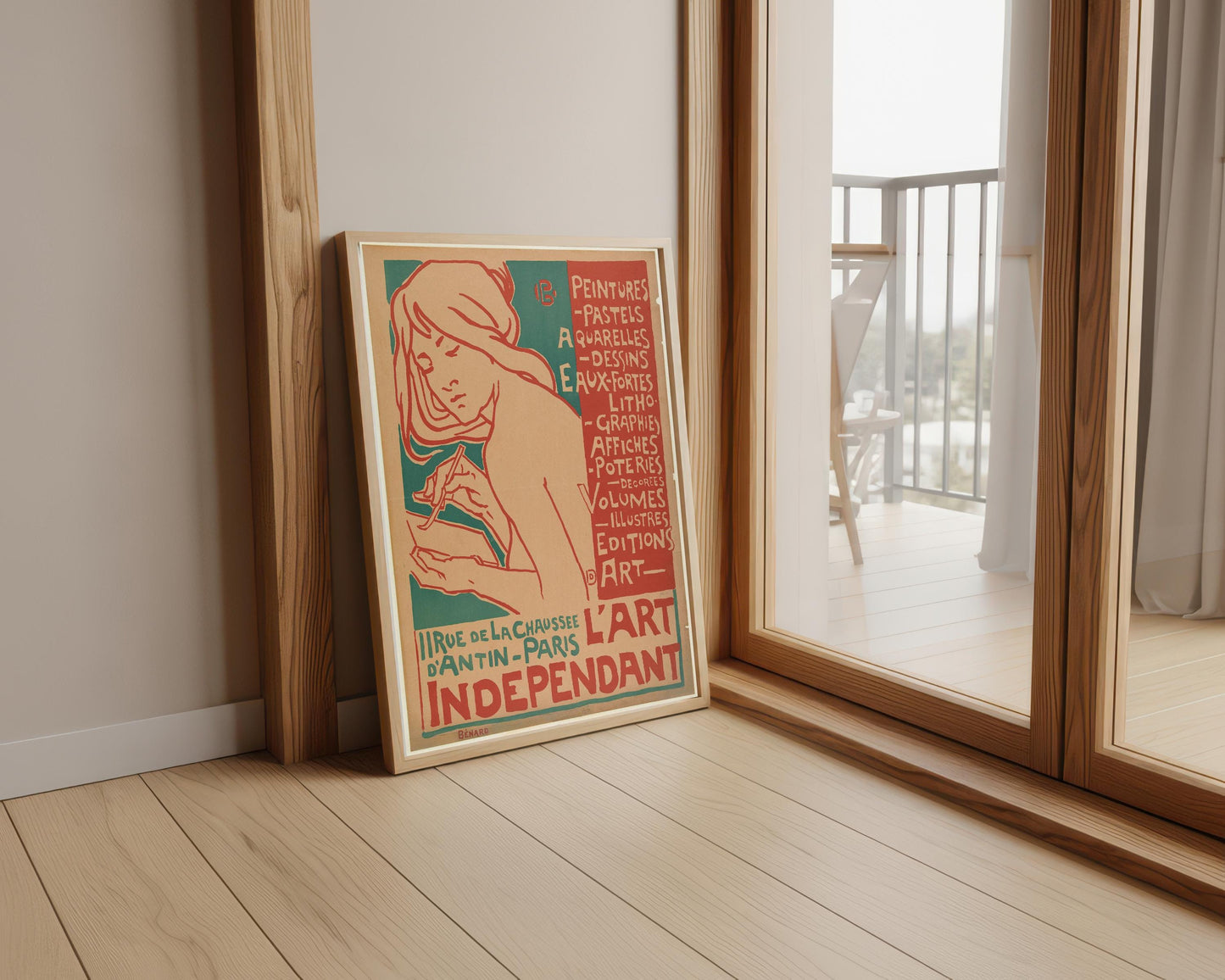 Vintage Emile Berchmans French Art Nouveau Poster