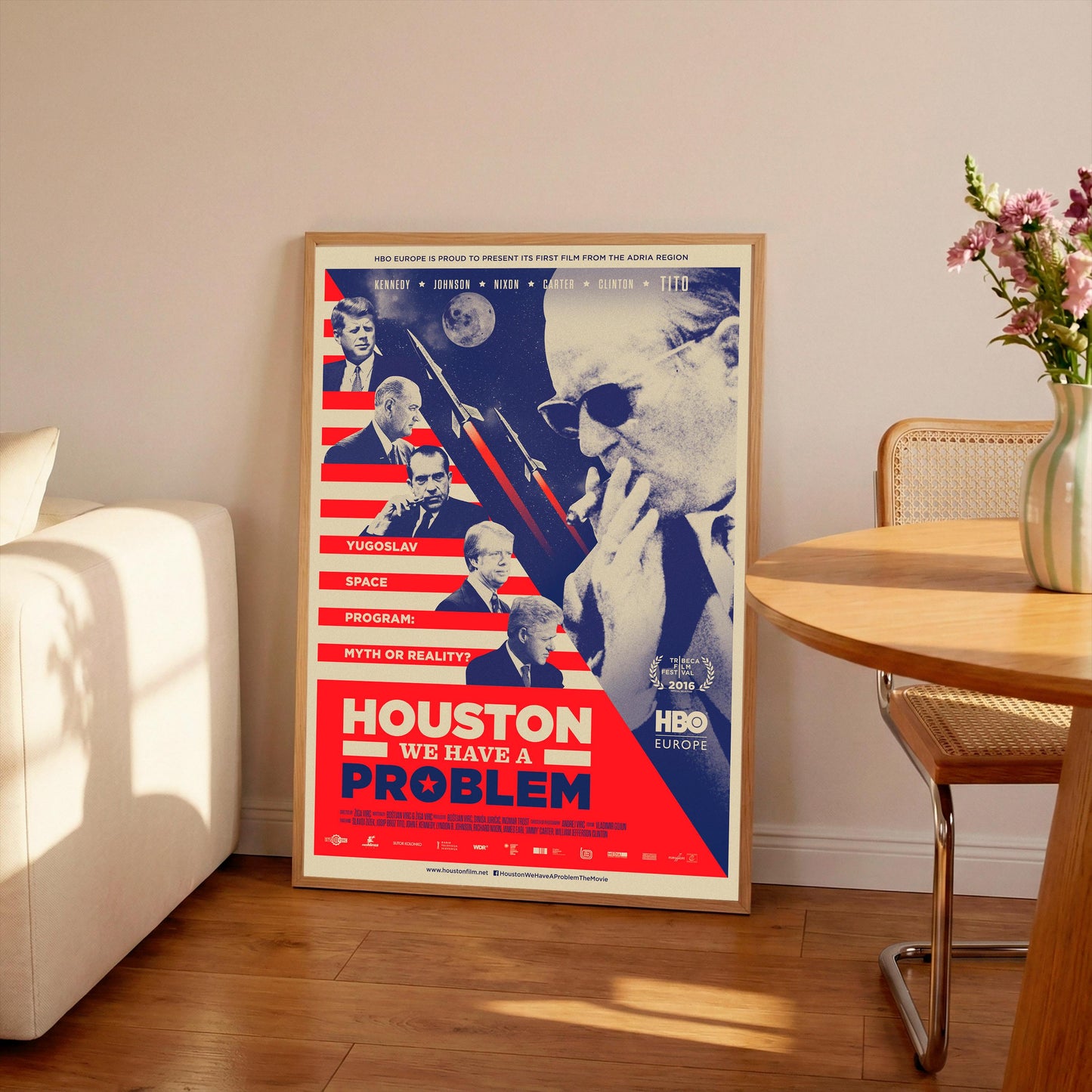 Houston We Have A Problem Movie Poster: Vintage Cinema Art Print