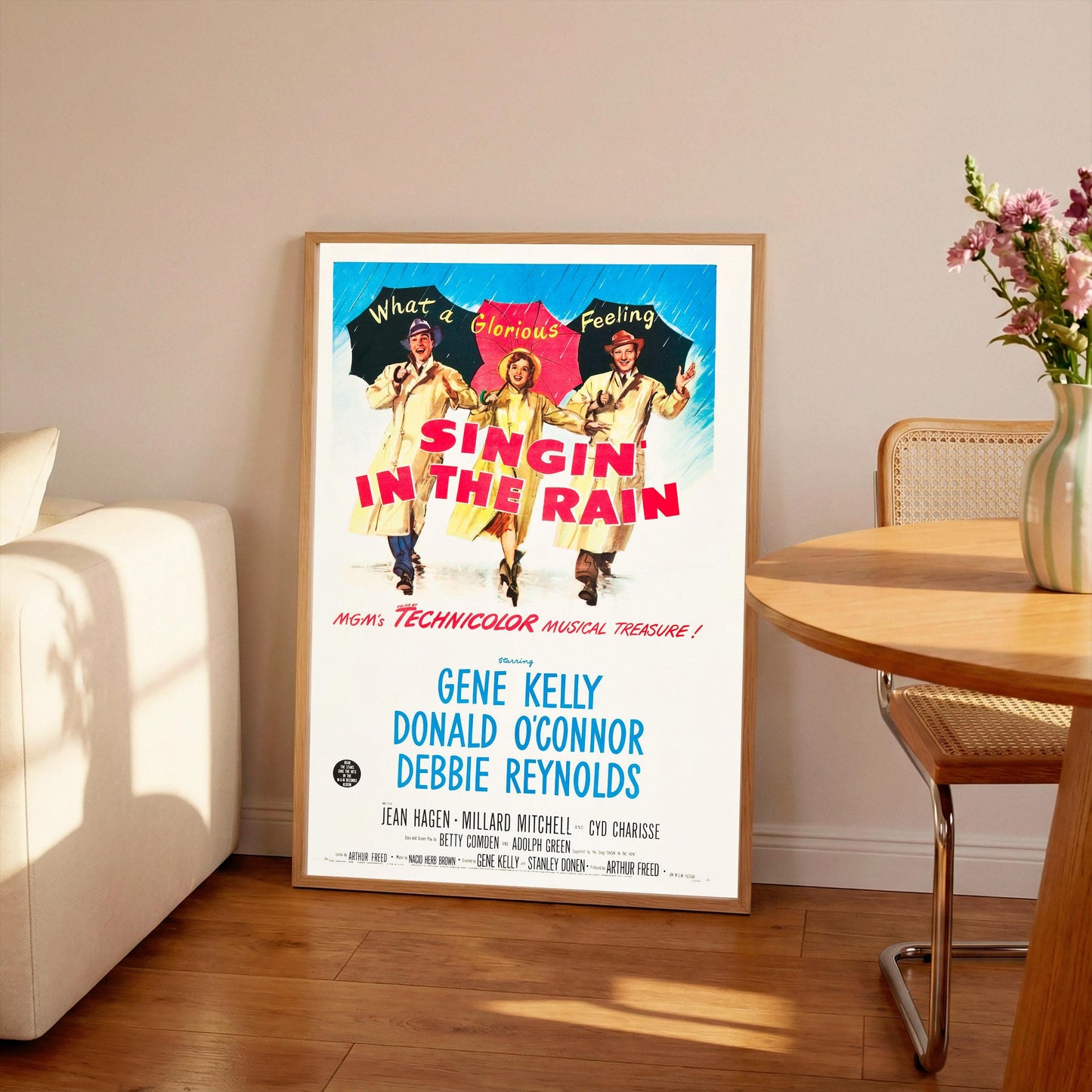 Singin' in the Rain Poster: Vintage Cinema Art Print