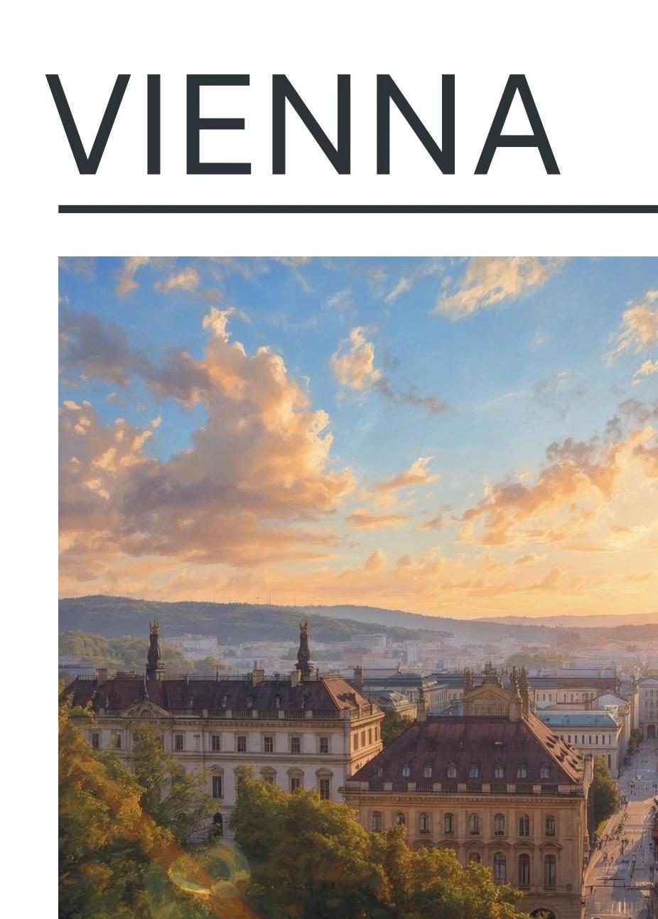 Vienna Art Print:  Vienna Travel Poster, Austria