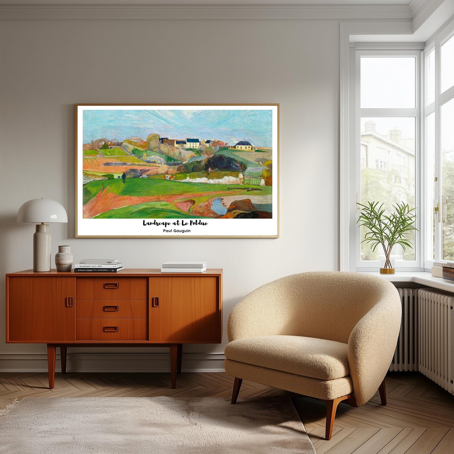 Gauguin Landscape Art Print: French Post-Impressionist Wall Decor