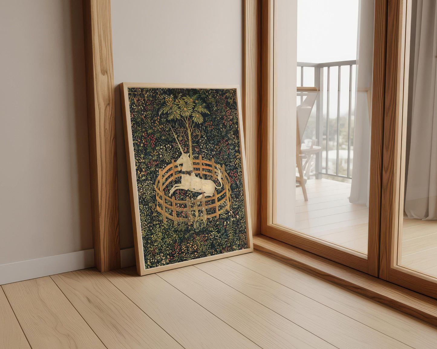 Unicorn Tapestry Art Print: Medieval Fine Art Paper