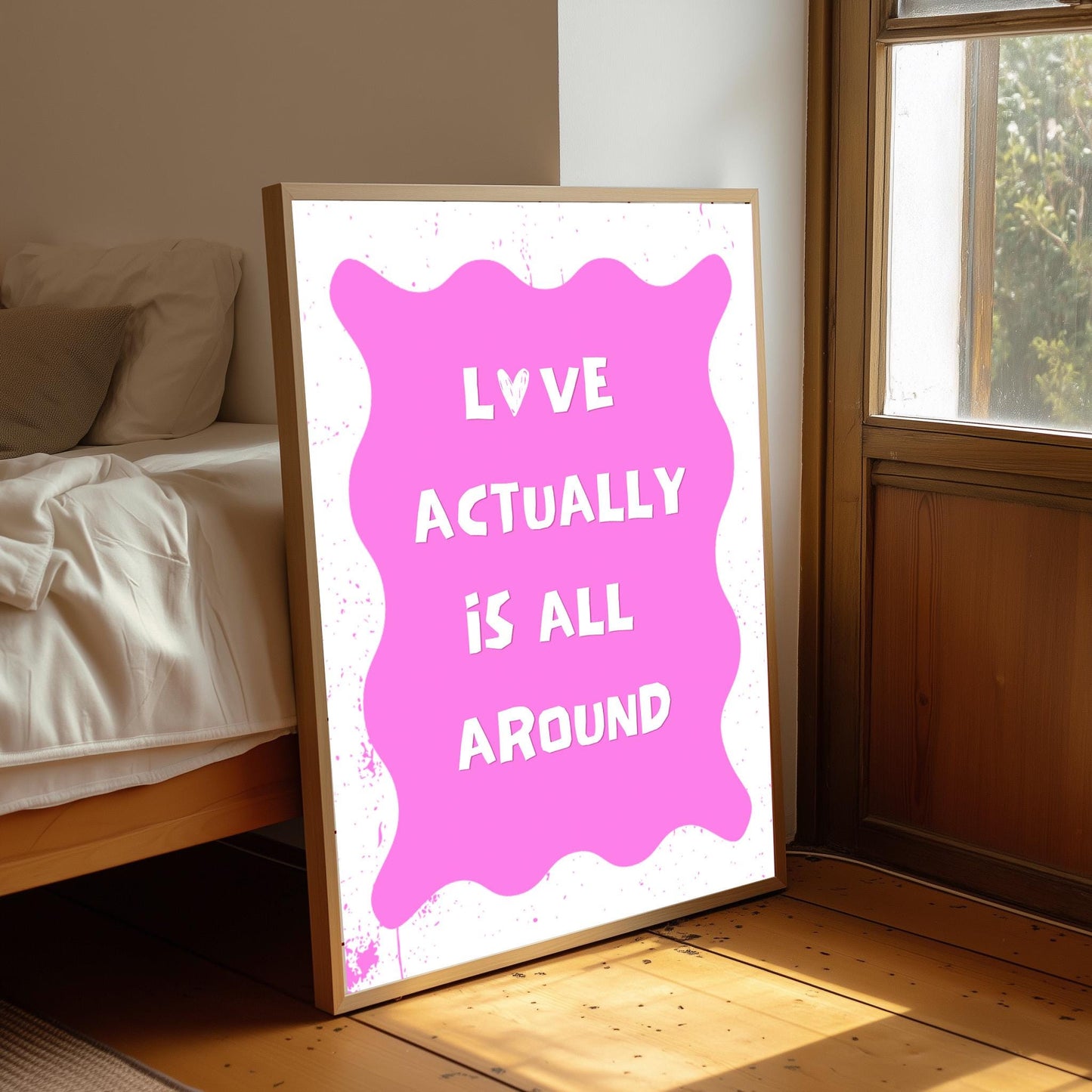 Love Actually Print: Feminine Bedroom Wall Art
