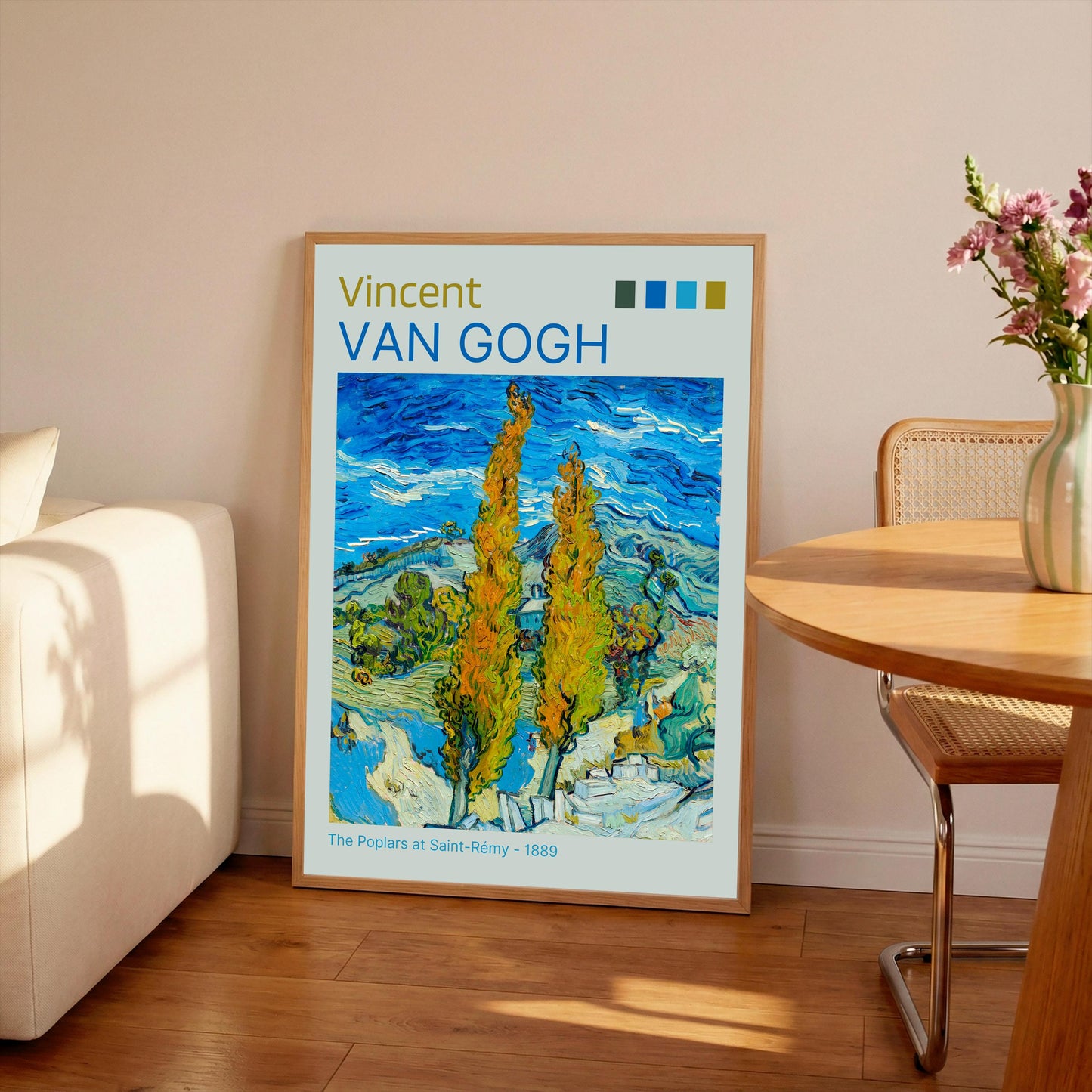 Van Gogh 'The Poplars' Print: Fine Art Paper, Modern Twist