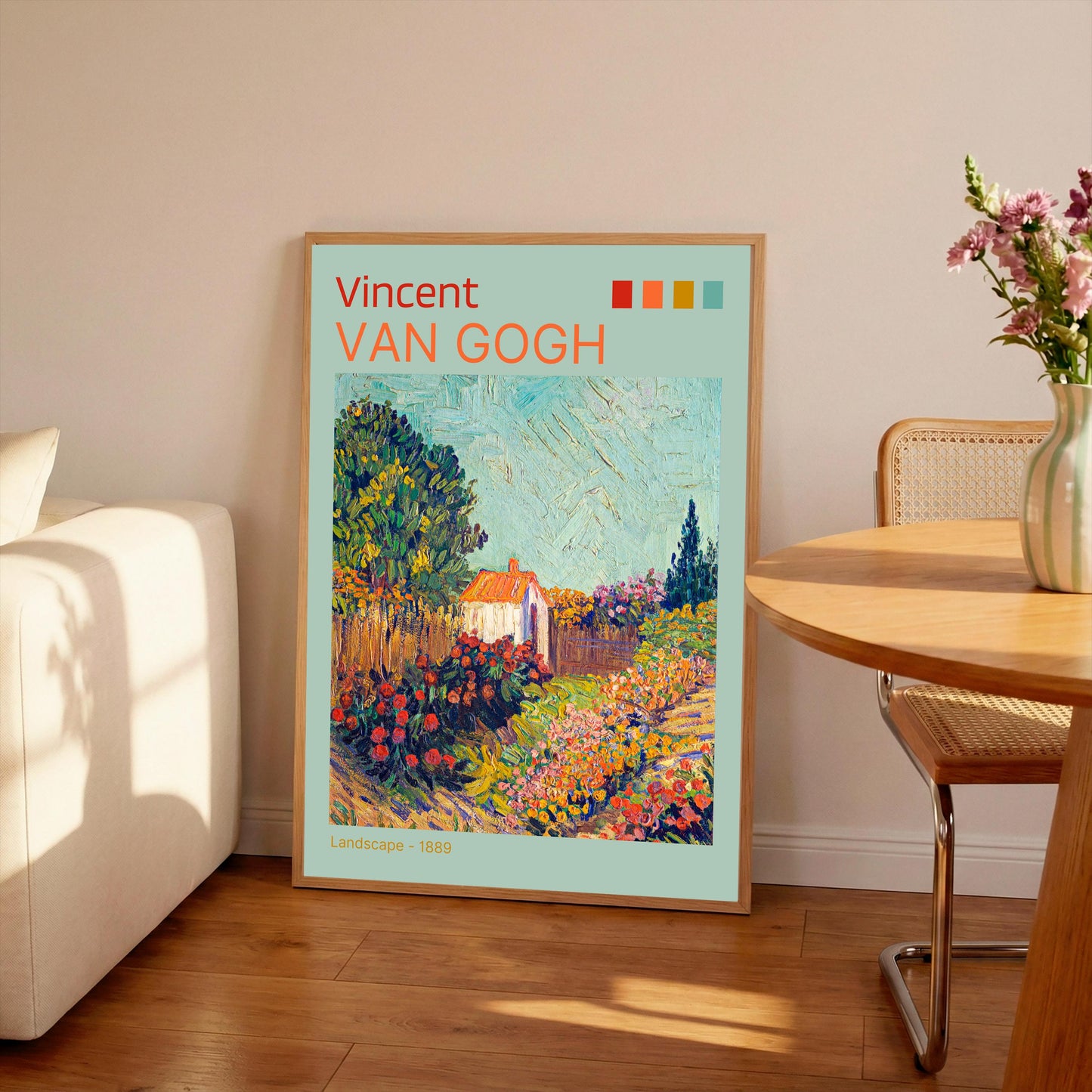 Van Gogh Landscape Print: Modern Dutch Wall Art (A4, A3)