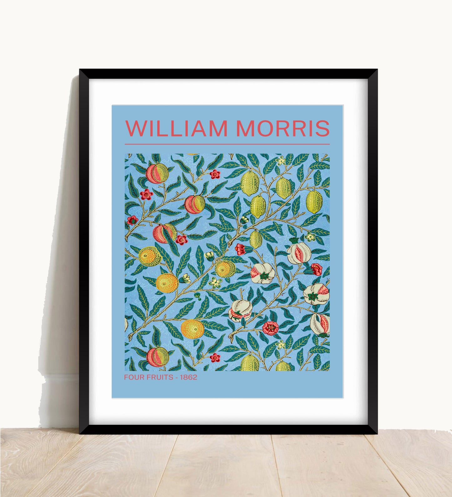 William Morris Four Fruits Print: Art Nouveau Home Decor