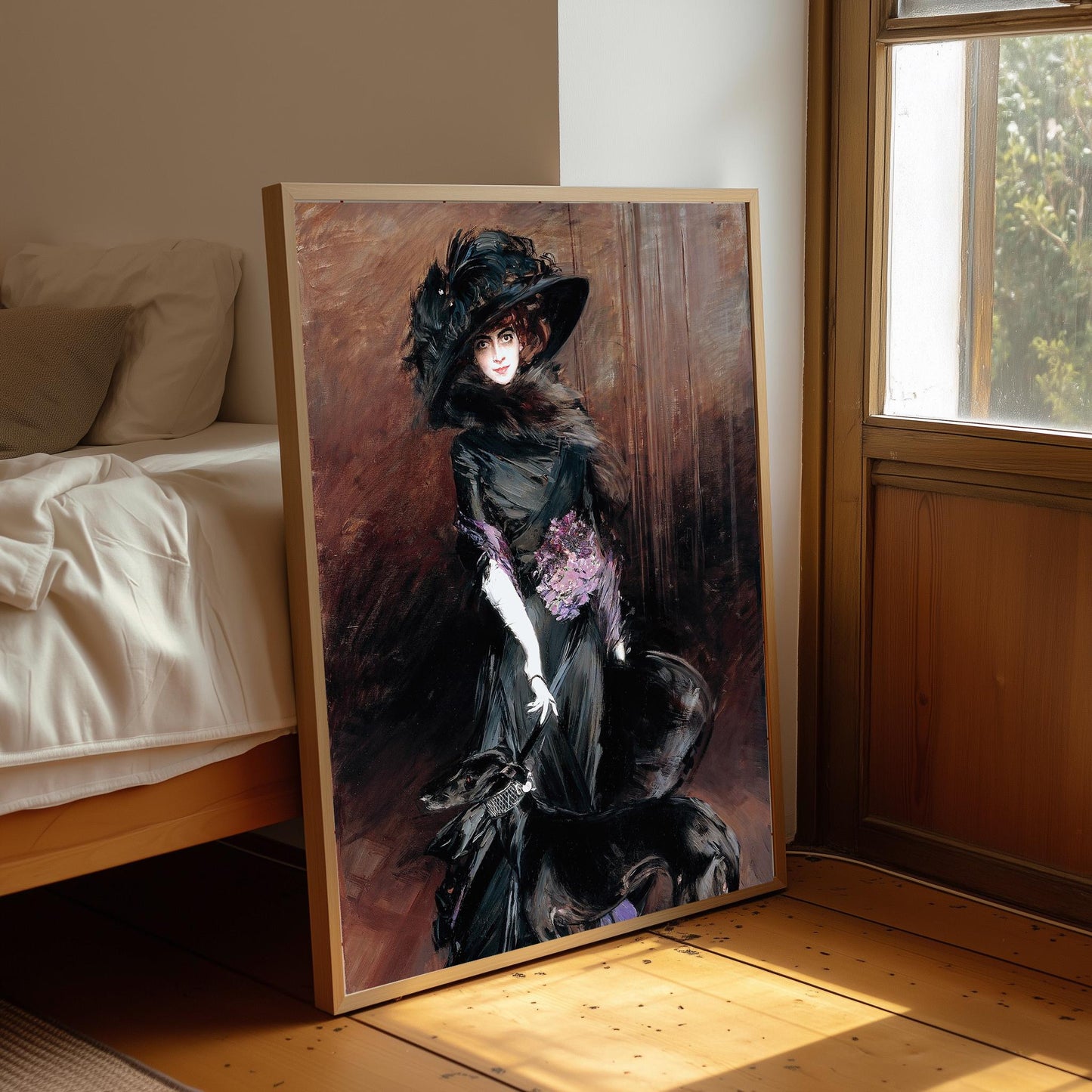 Boldini Marchesa Casati Greyhound Print: 1908 Realism Fine Art Paper