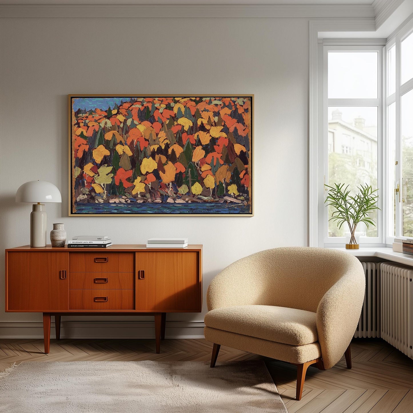 Tom Thomson Autumn Foliage Art Print: Vintage Canadian Landscape