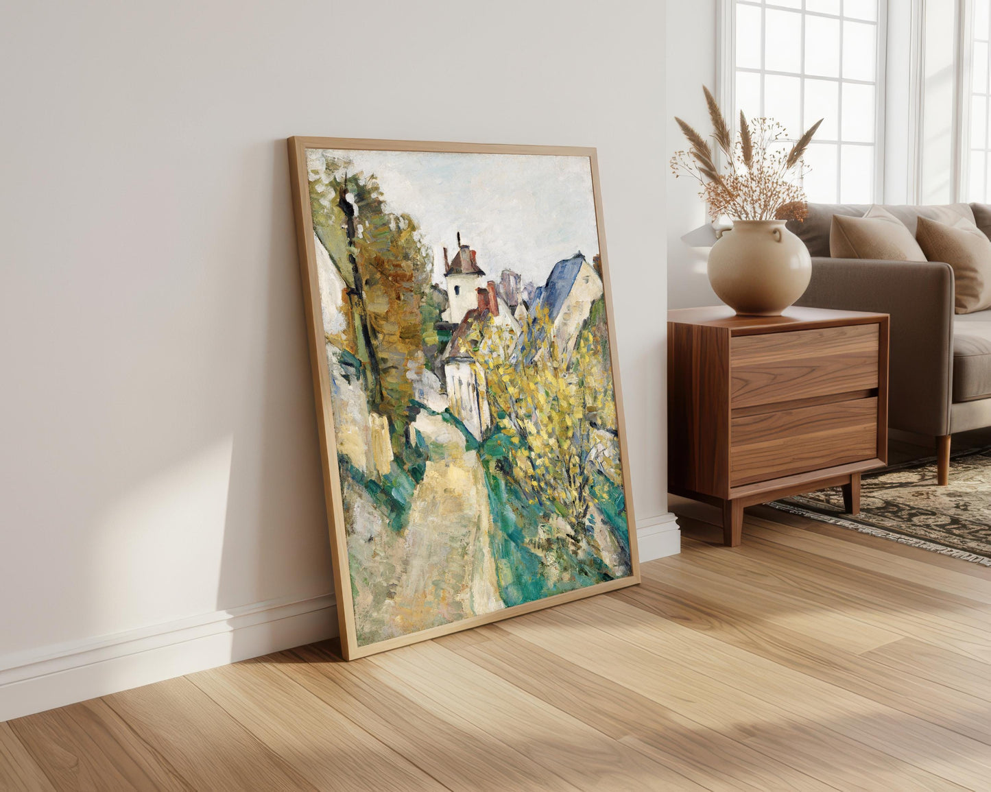 Cézanne 'House of Dr. Gachet' Print: Post-Impressionist French Art