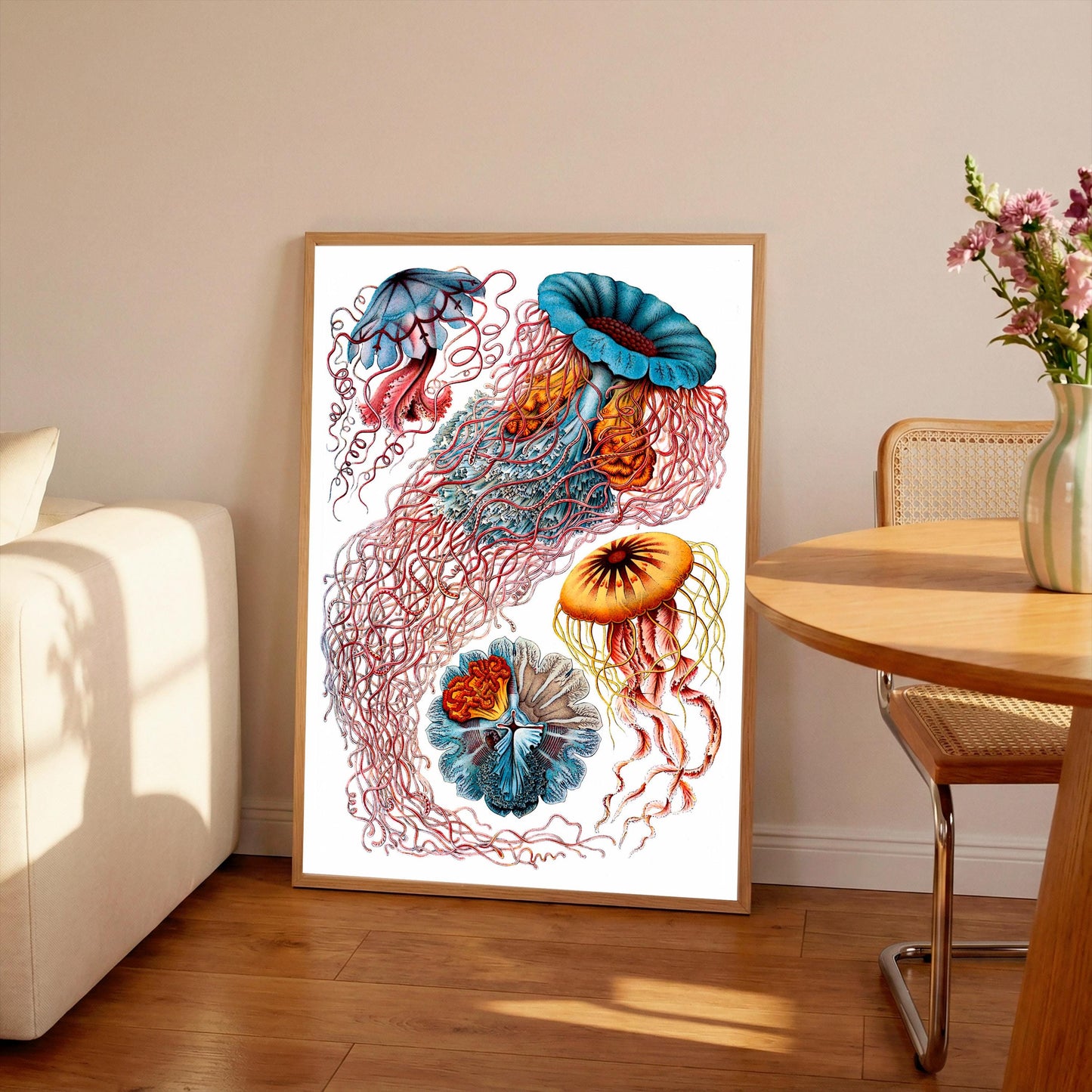 Ernst Haeckel Jellyfish Print: Vintage Marine Art (A4/A3)