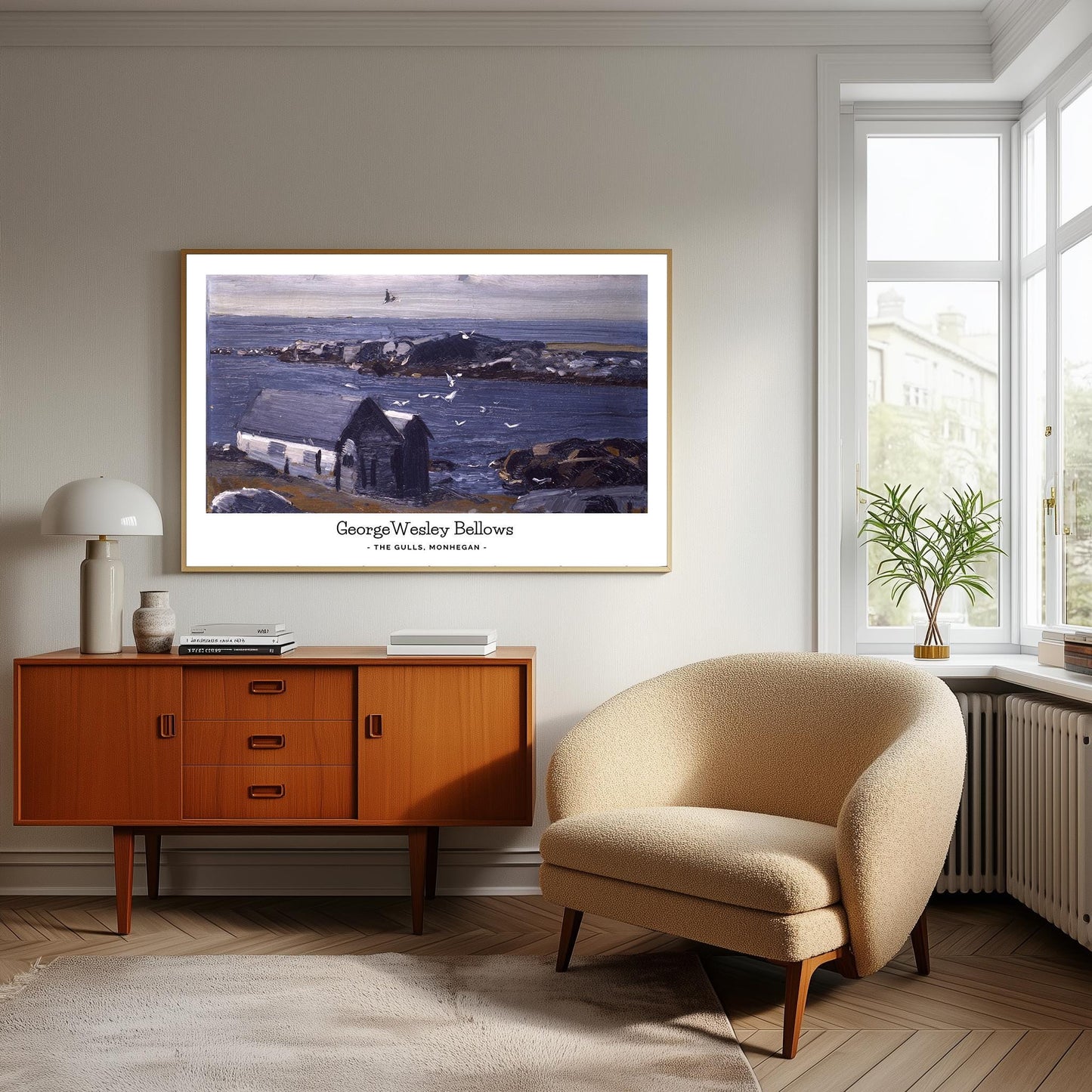George Bellows 'The Gulls, Monhegan' Fine Art Print