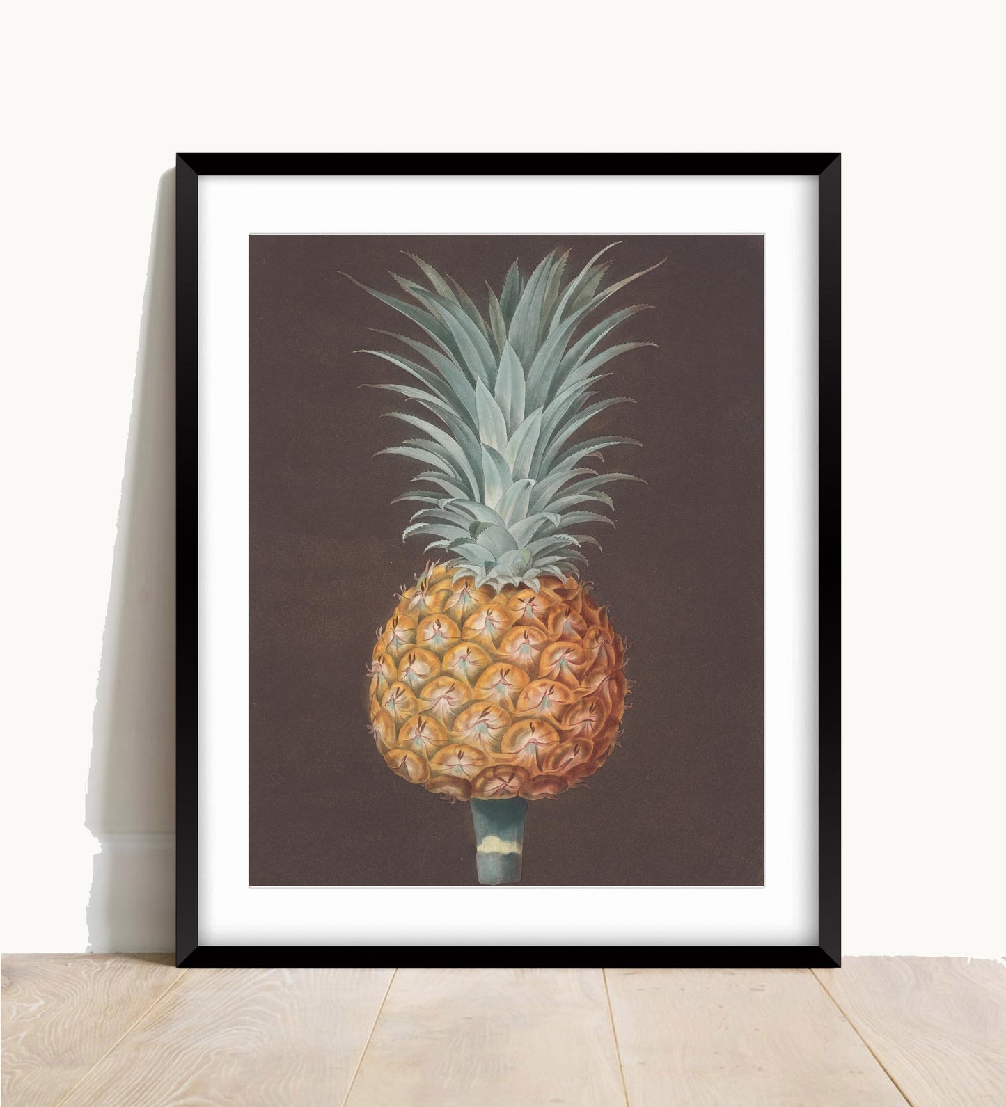 George Brookshaw Pineapple Print: Vintage Botanical Wall Art