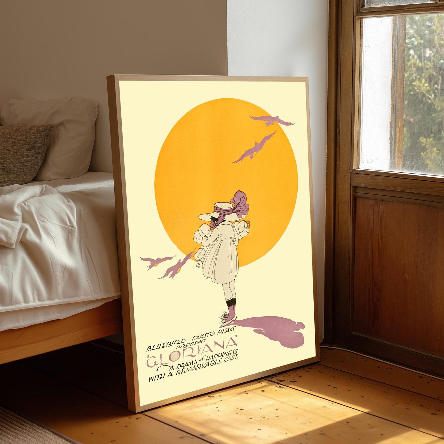 Gloriana Vintage Poster 1919: Art Nouveau Gallery Wall Art