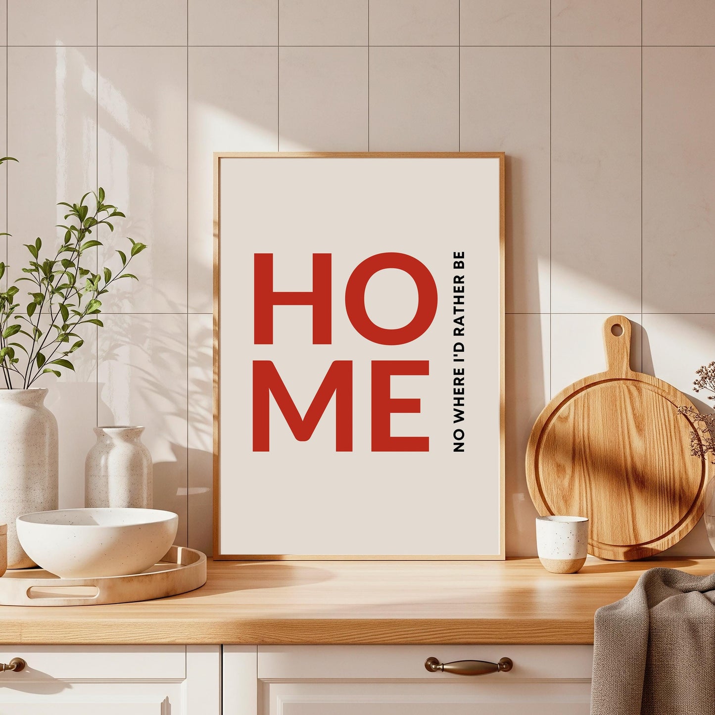 Home Quote Art Print, Hallway Decor, Housewarming Gift