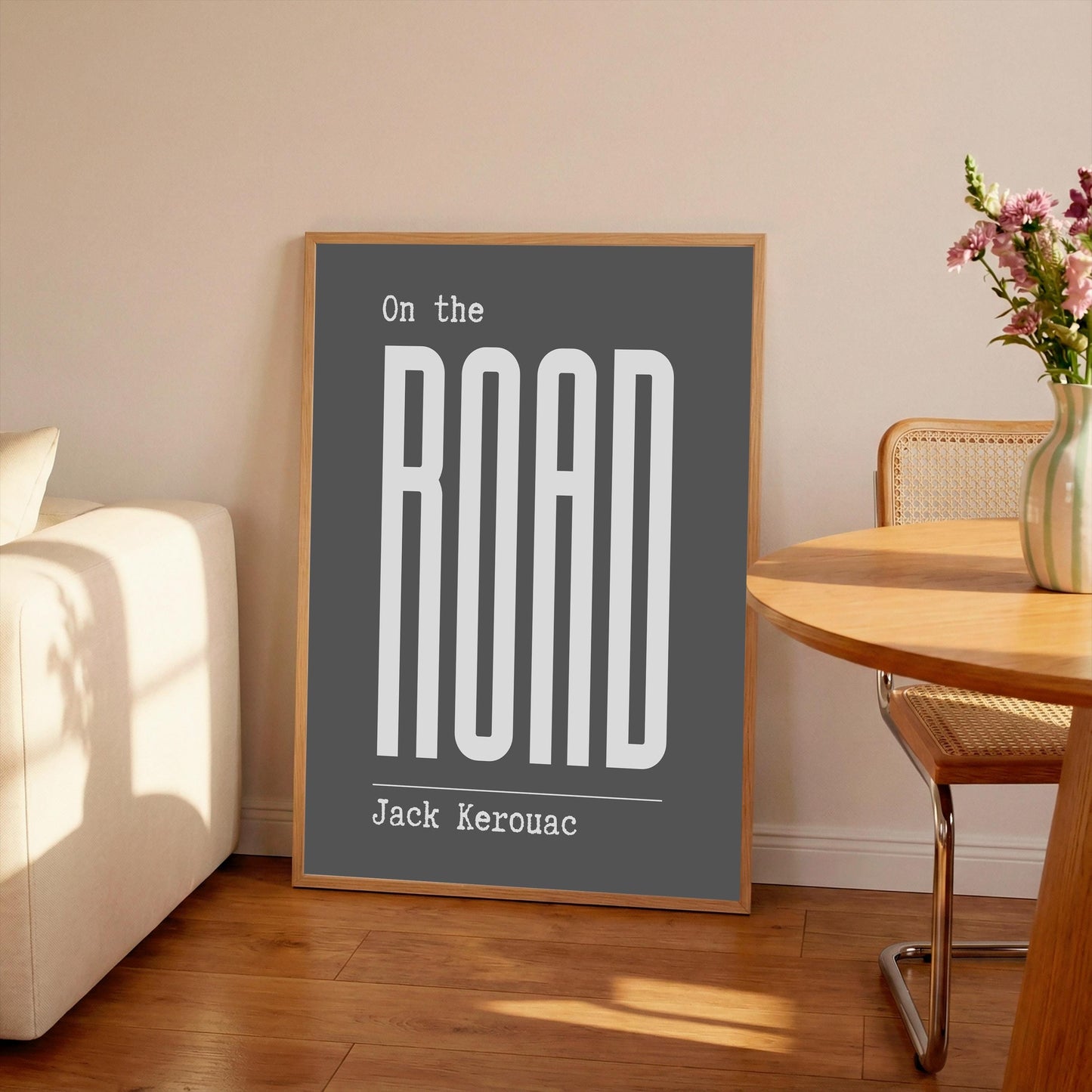 Jack Kerouac 'On the Road' Typography Art Print