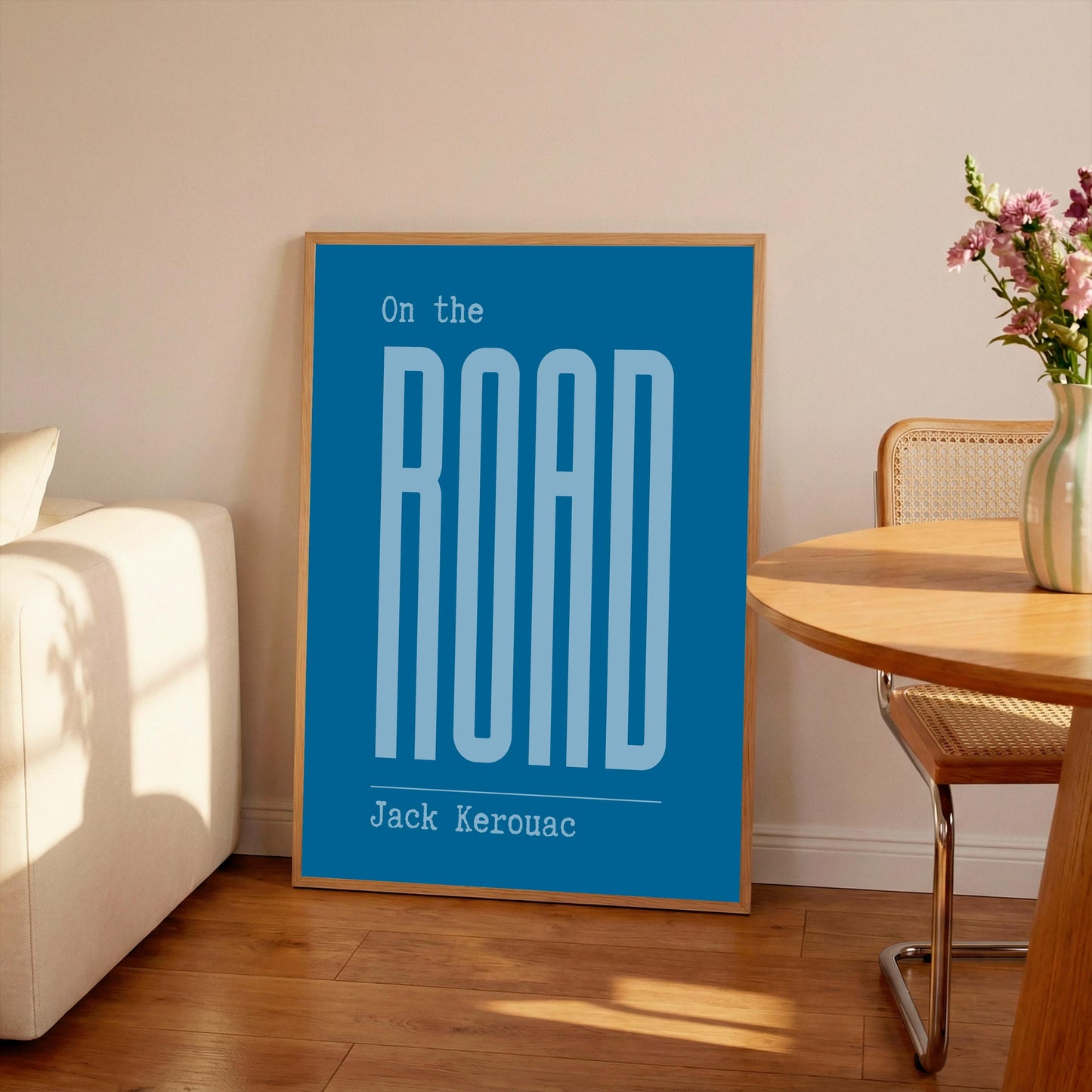Jack Kerouac 'On the Road' Typography Art Print