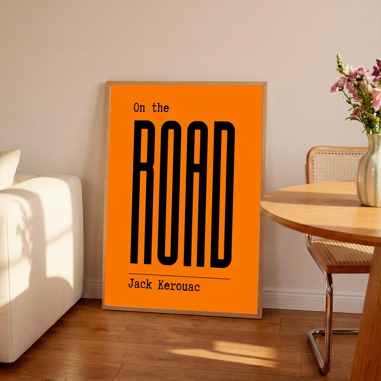 Jack Kerouac 'On the Road' Typography Art Print