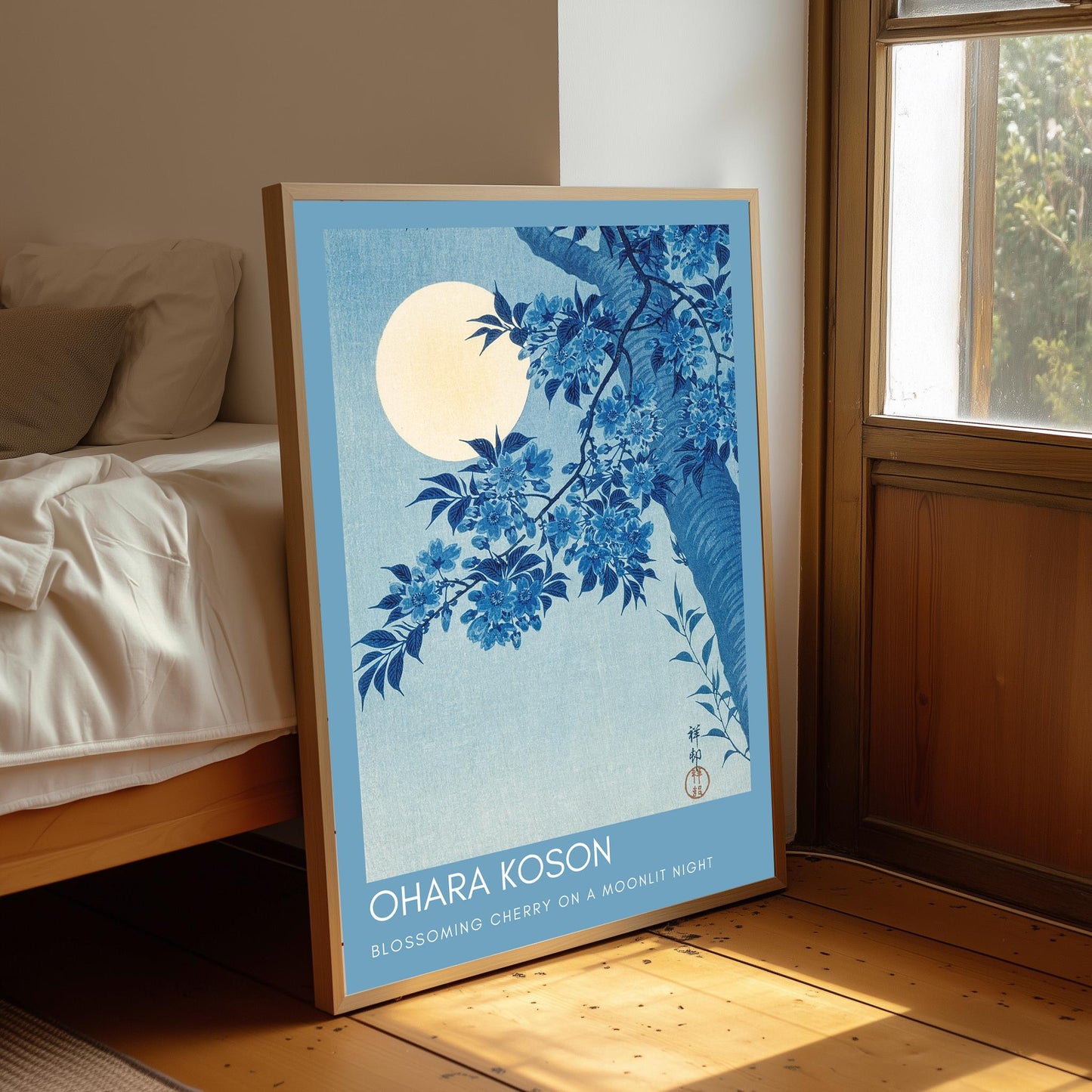 Ohara Koson Cherry Blossom Print: Japanese Vintage Art (A4)