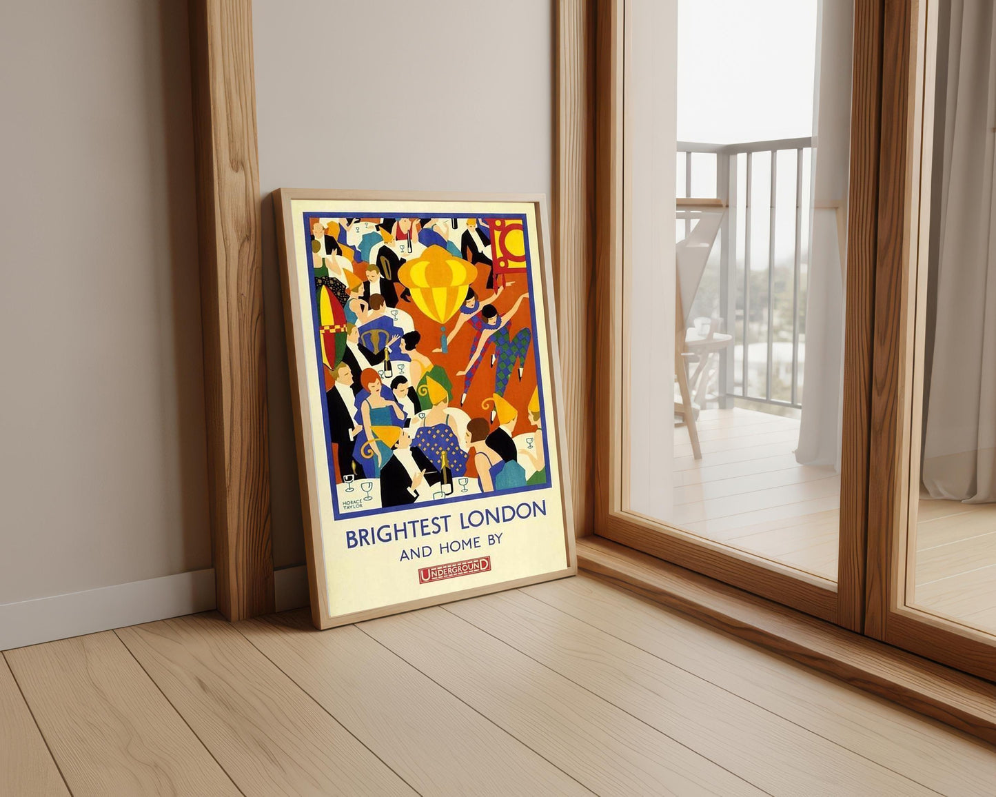 Vintage London Underground Art Print by Horace Taylor