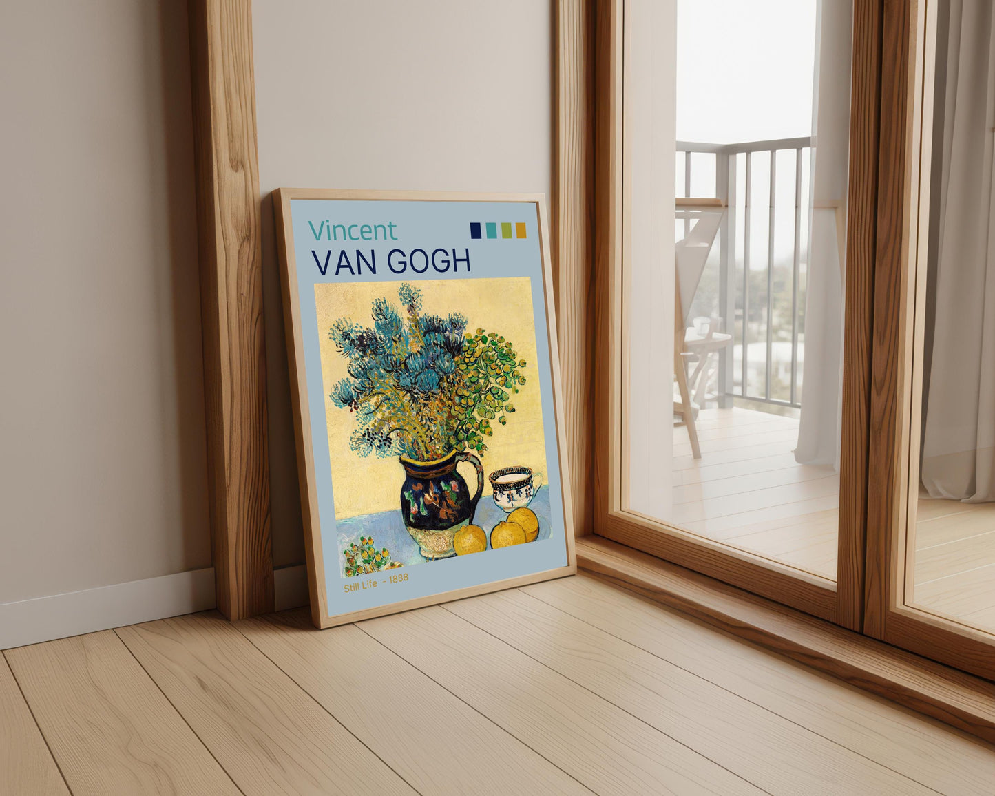Van Gogh Still Life Print: Pearlescent Fine Art Paper (A4/A3)