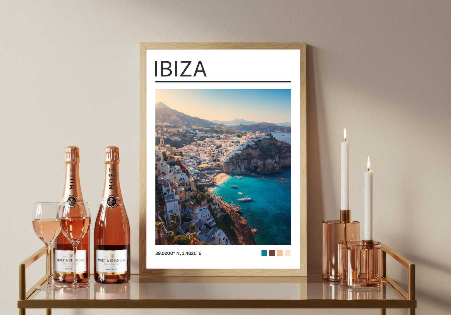 Ibiza Art Print: Ibiza Travel Poster