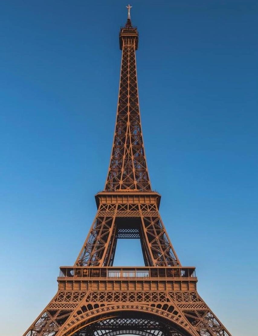 Paris Art Print: Paris Travel Poster, France