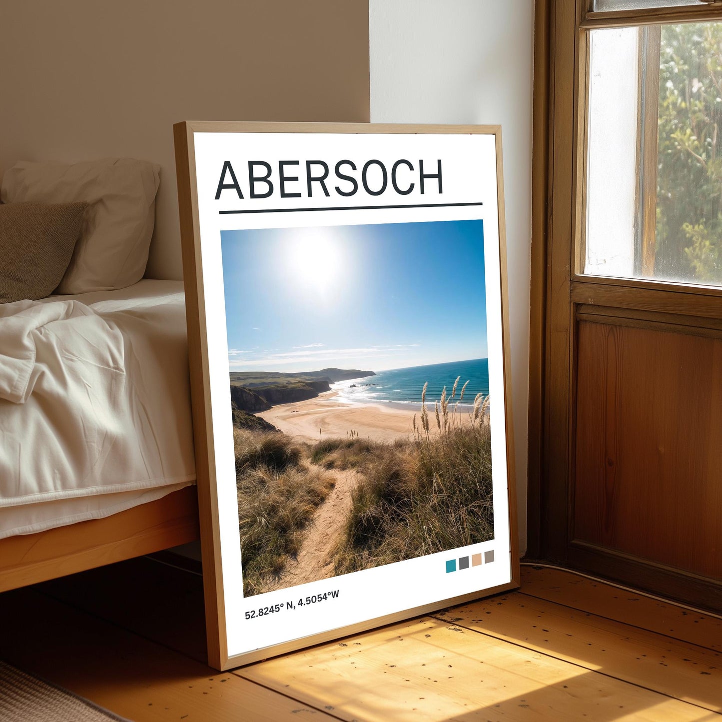 Abersoch Art Print: AbersochTravel Poster, Wales