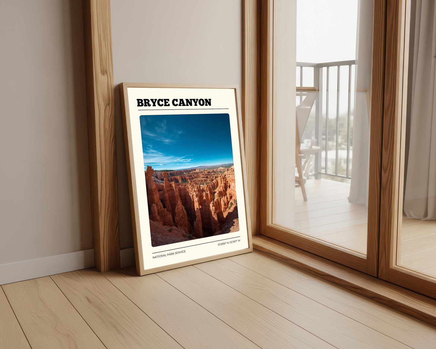 Bryce Canyon National Park Poster: Vintage Style Satin Art Print