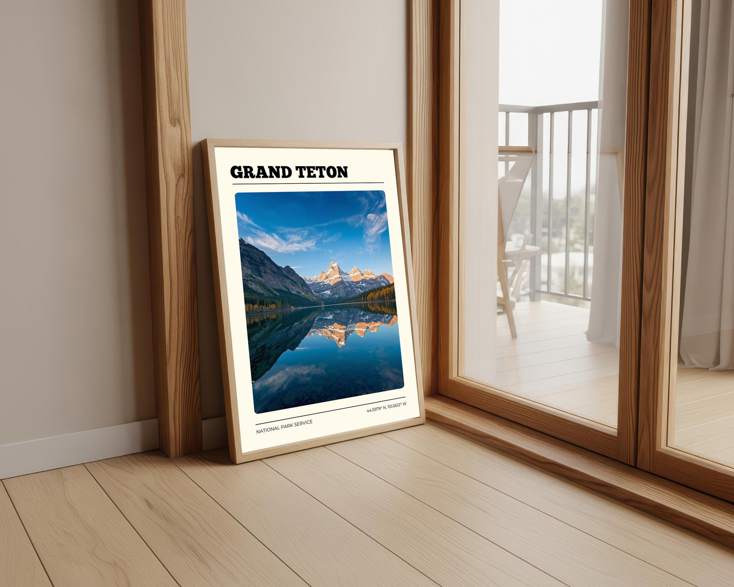 Grand Teton National Park Poster: Satin Travel Art Print