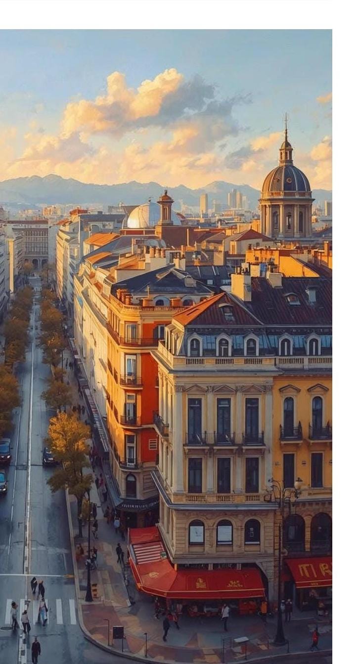 Madrid Art Print:  Madrid Travel Poster, Spain