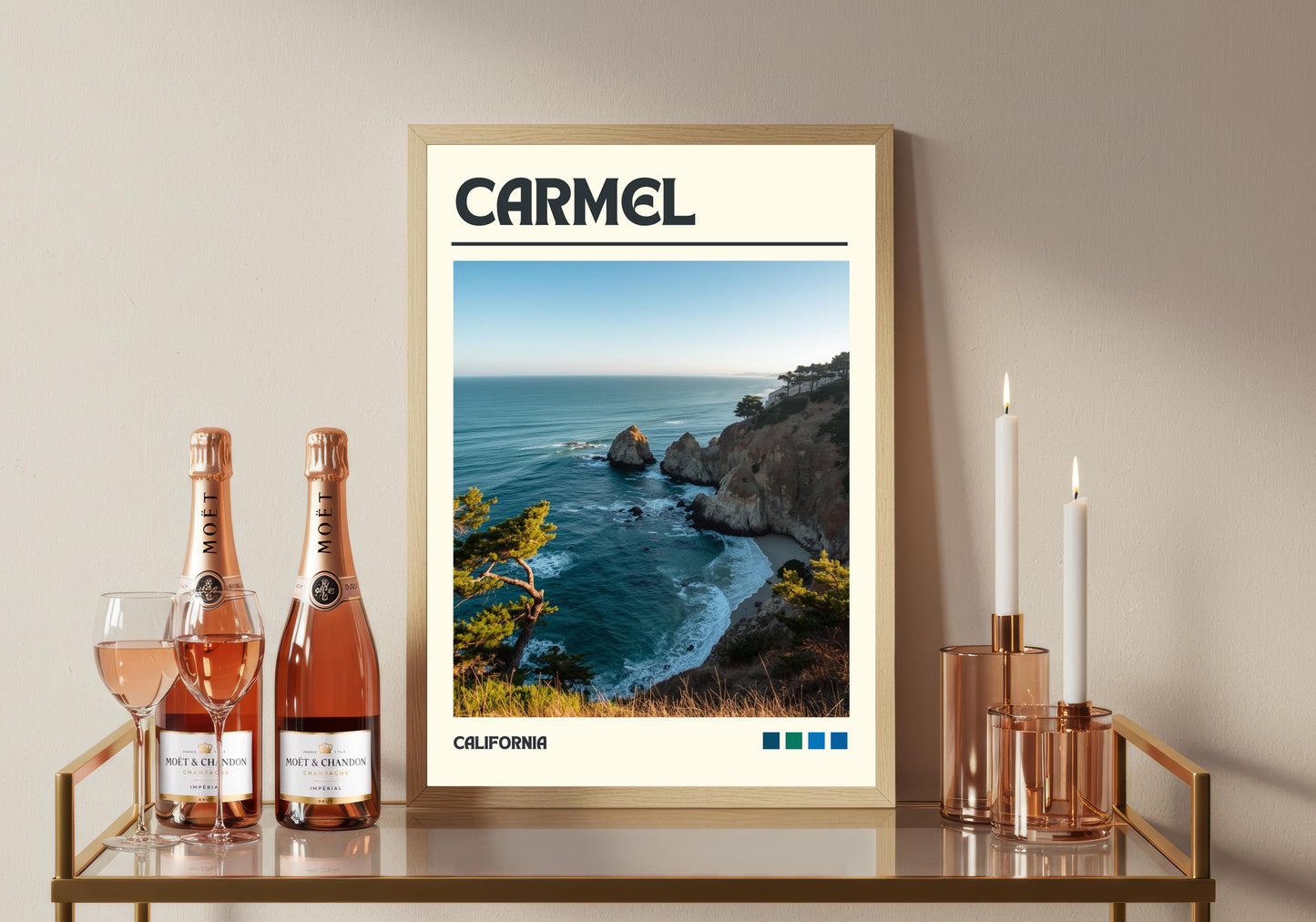 Carmel by the Sea Art Print: Carmel Travel Poster
