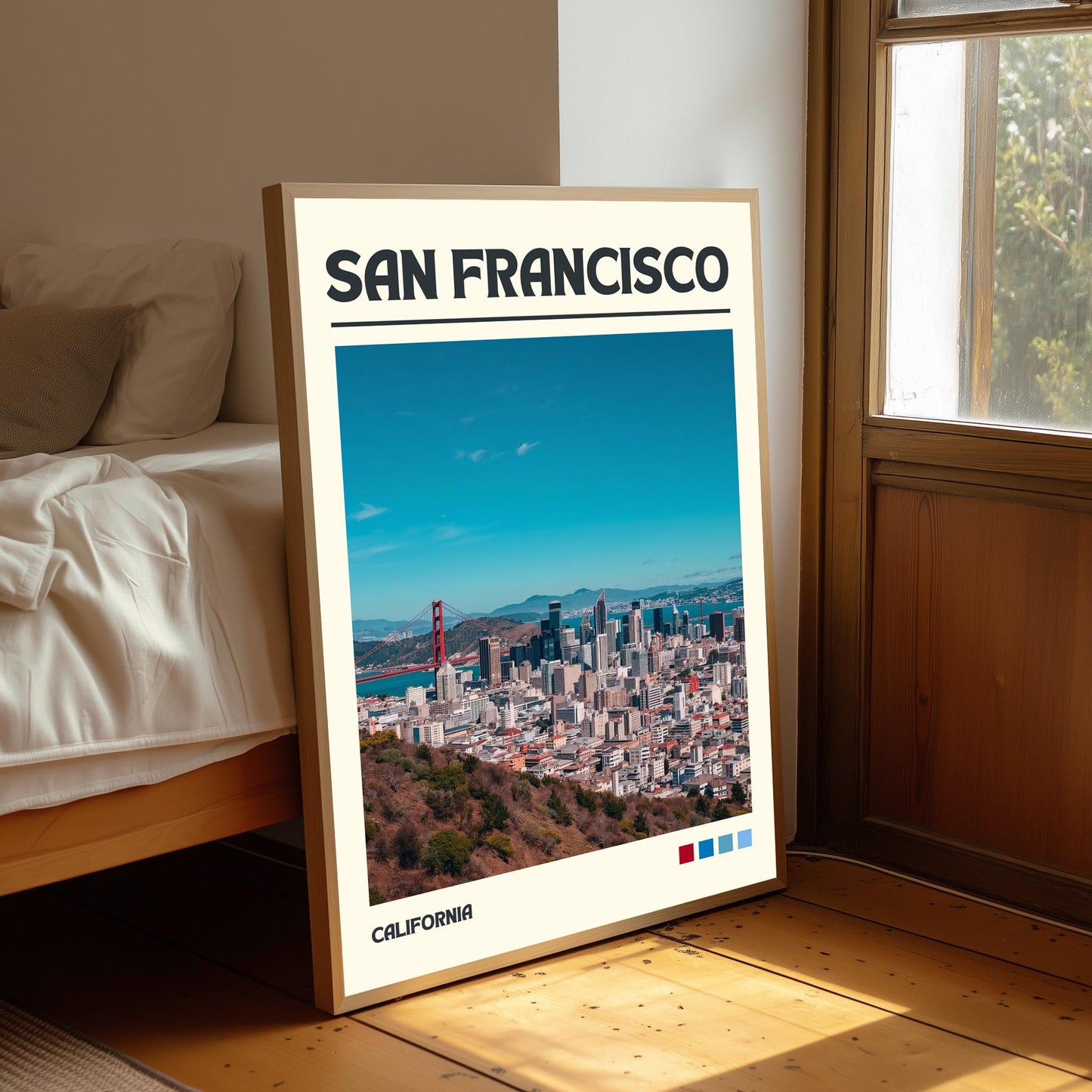 Sausalito Art Print, San Francisco Travel Poster