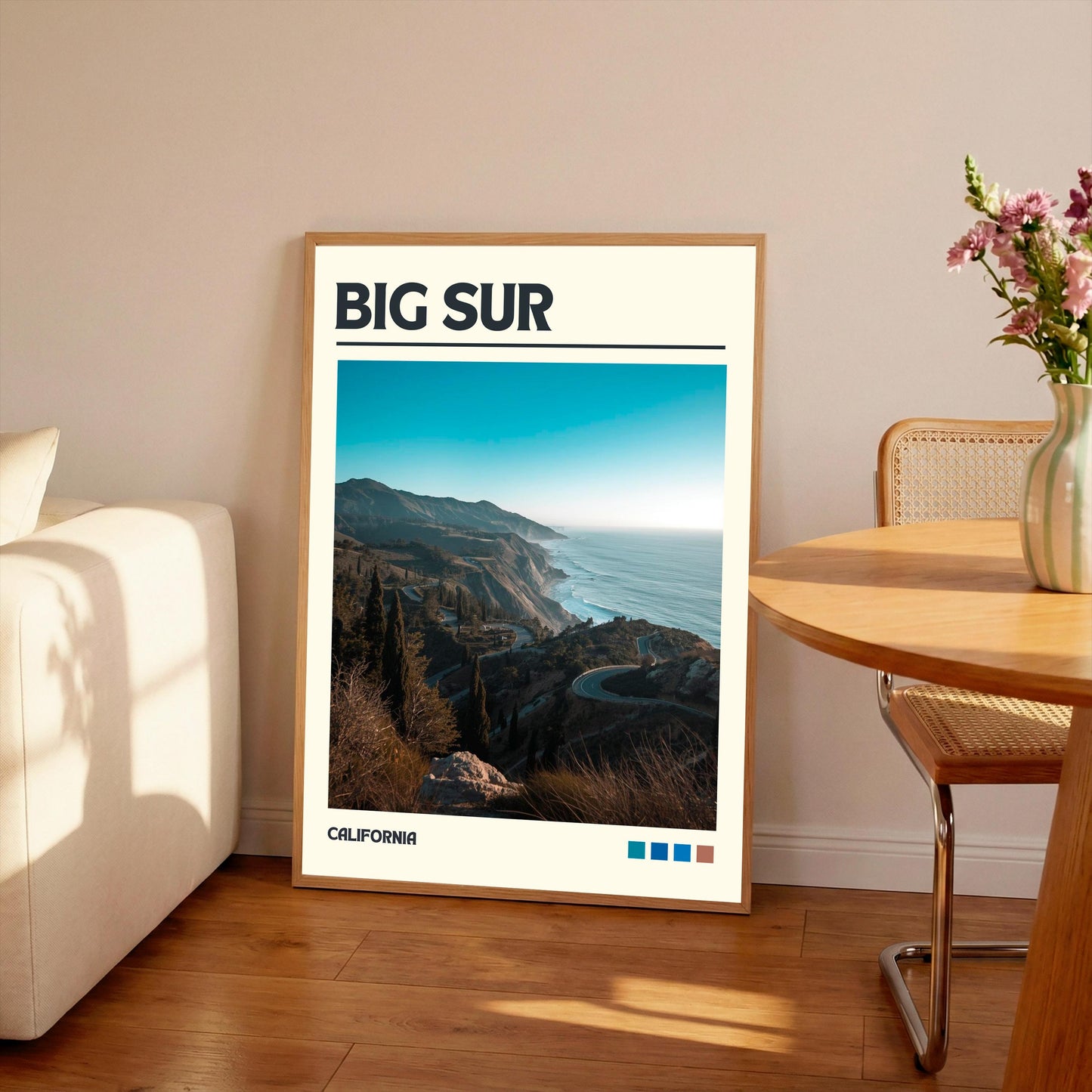 Big Sur Art Print, California Travel Poster