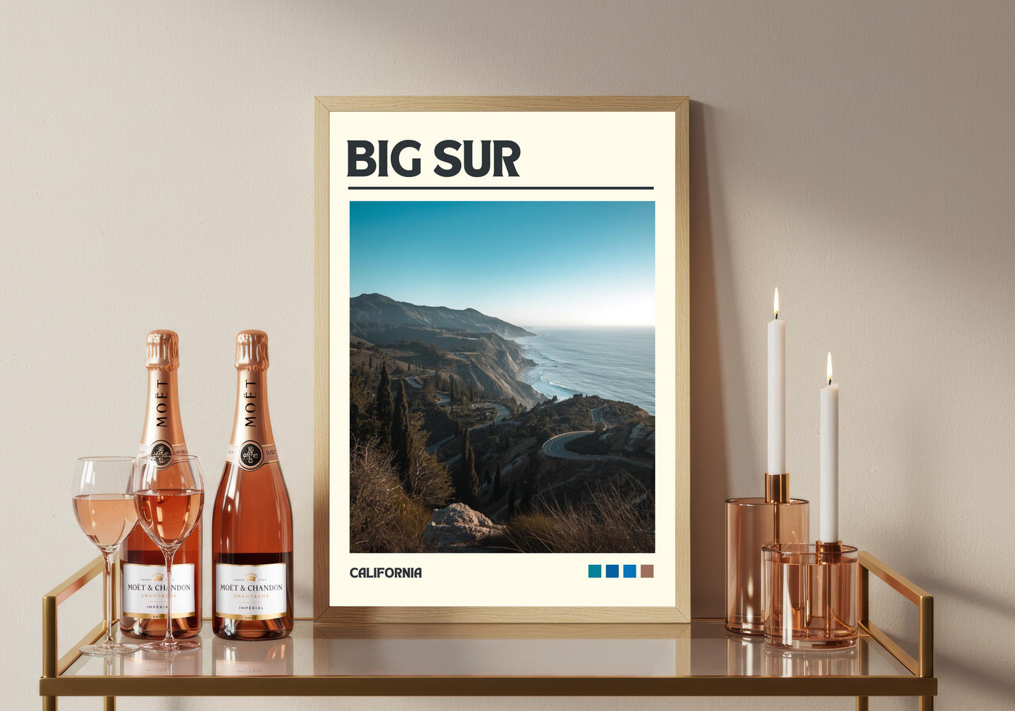 Big Sur Art Print, California Travel Poster
