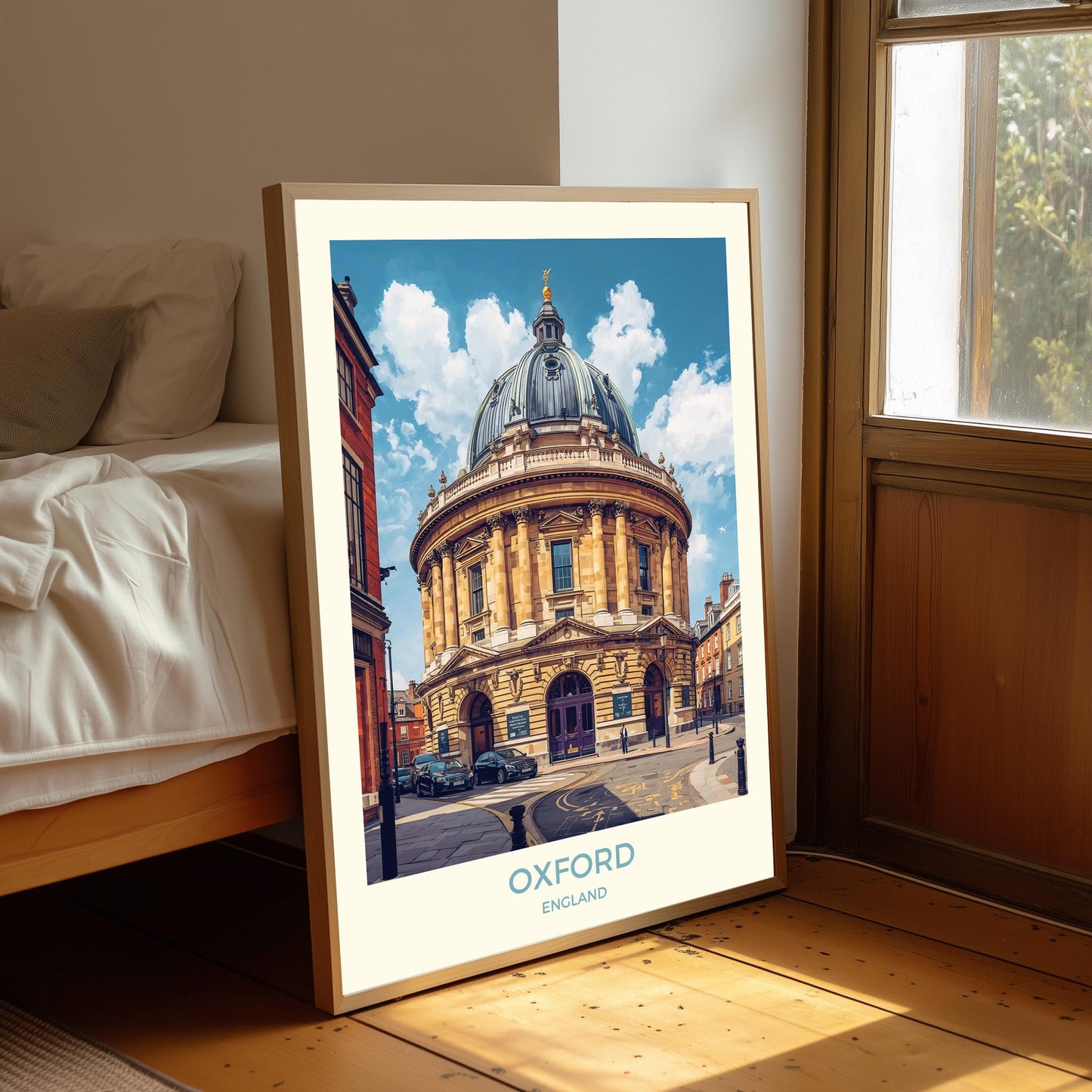 Oxford Art Print: City Travel Poster