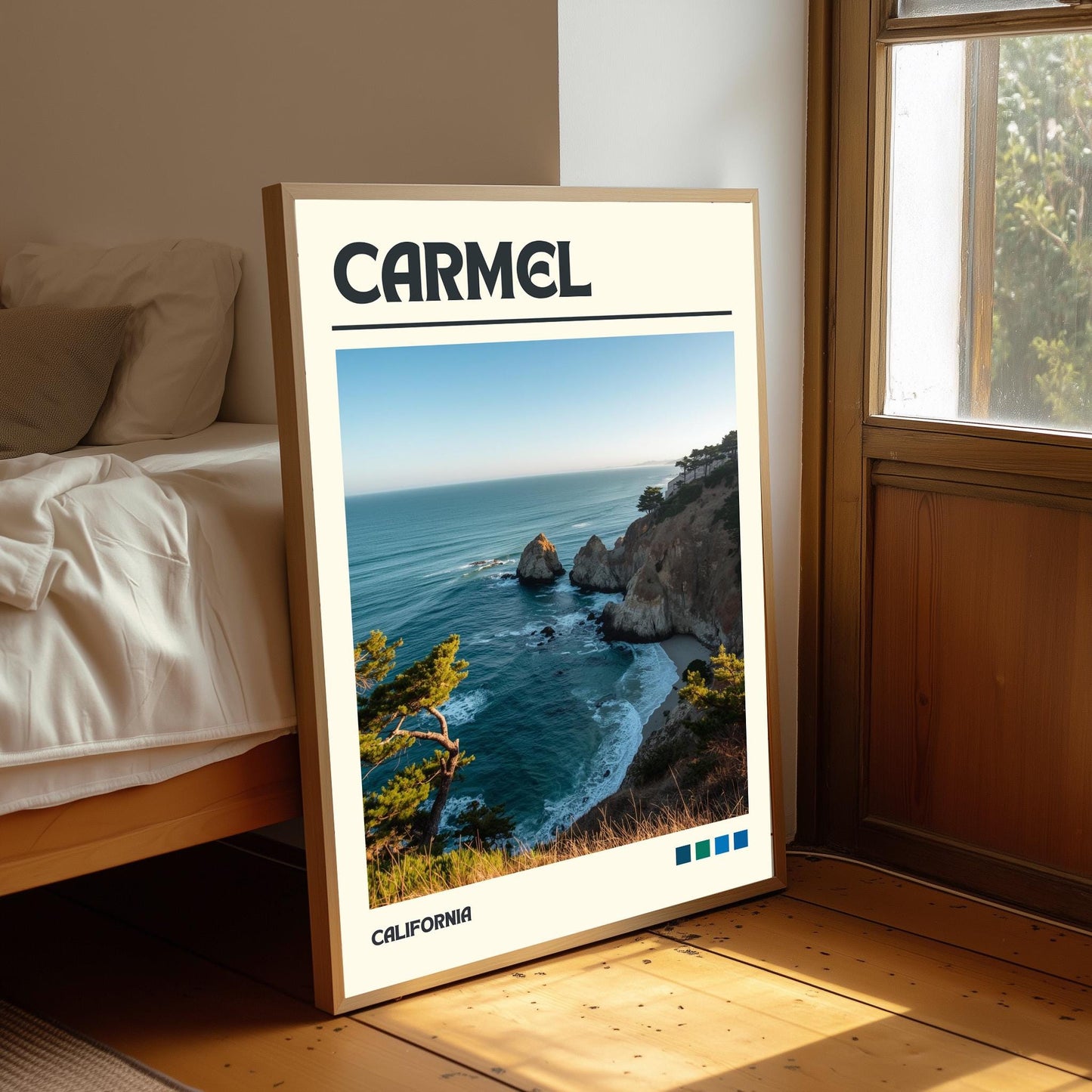 Carmel by the Sea Art Print: Carmel Travel Poster
