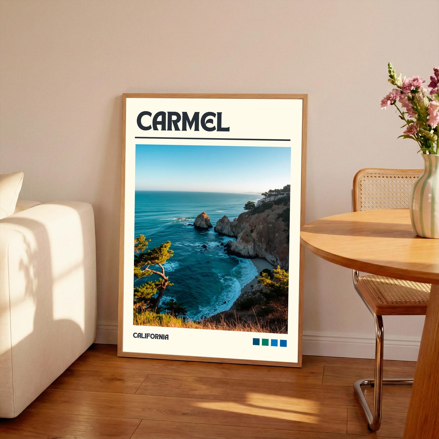 Carmel by the Sea Art Print: Carmel Travel Poster