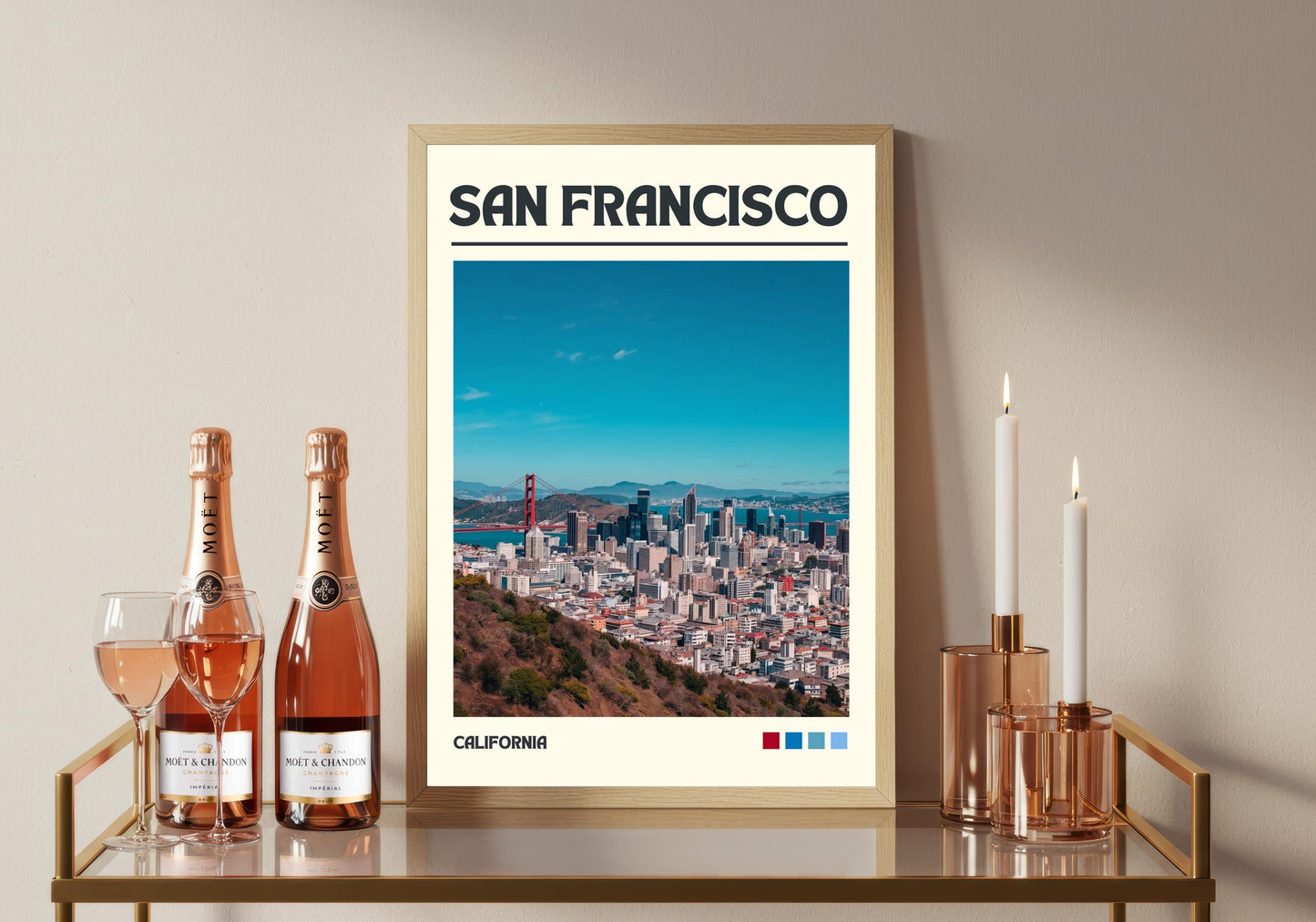 Sausalito Art Print, San Francisco Travel Poster