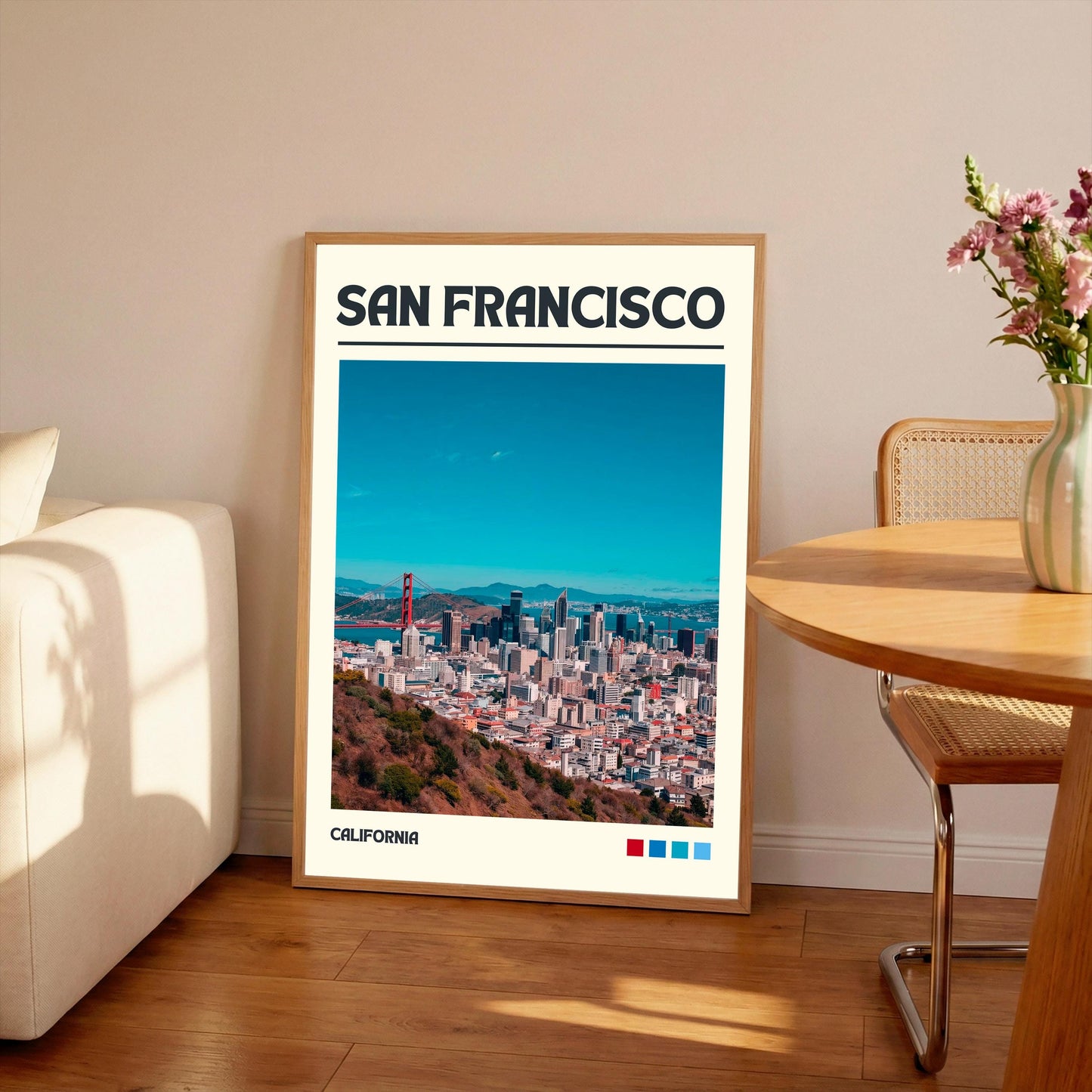 Sausalito Art Print, San Francisco Travel Poster