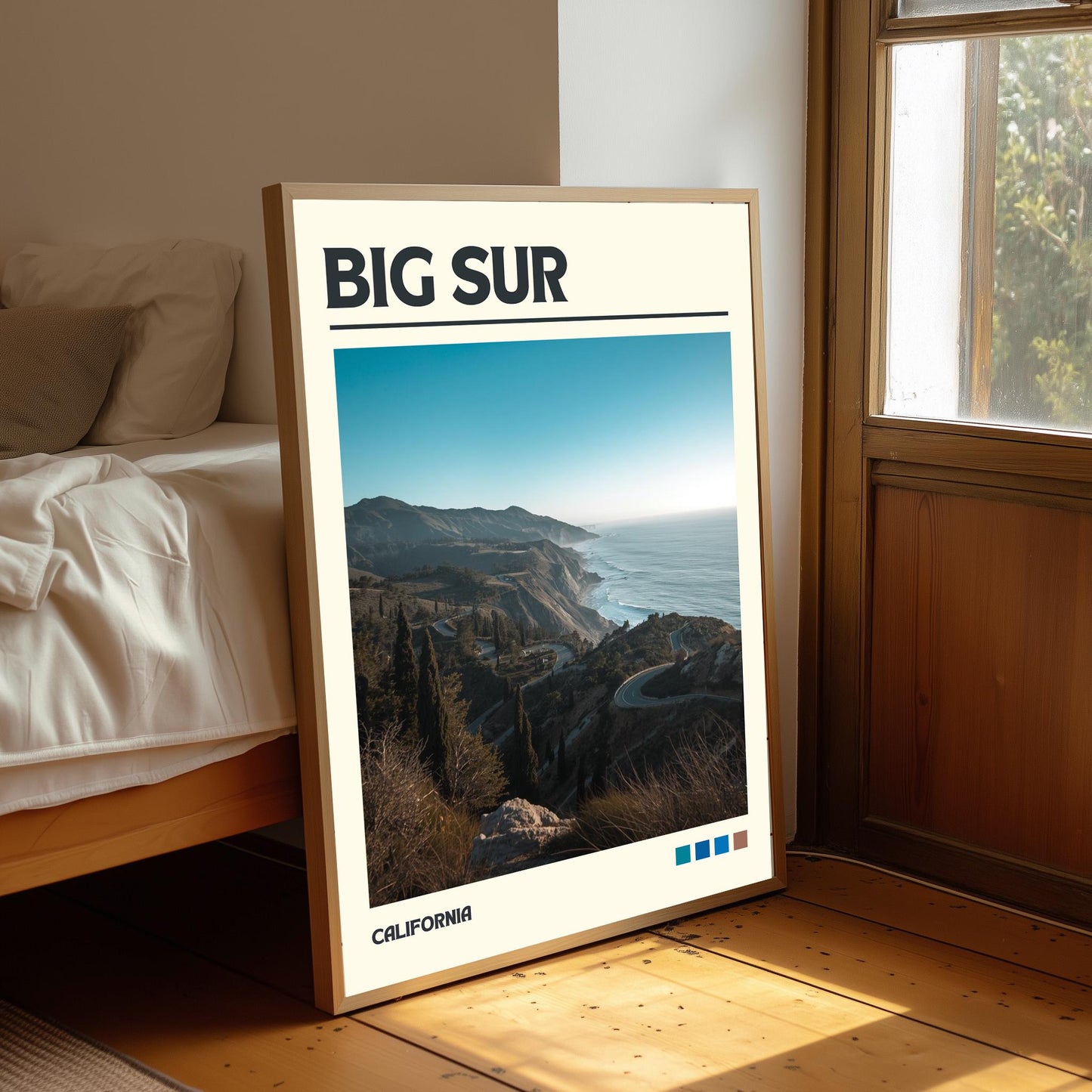 Big Sur Art Print, California Travel Poster