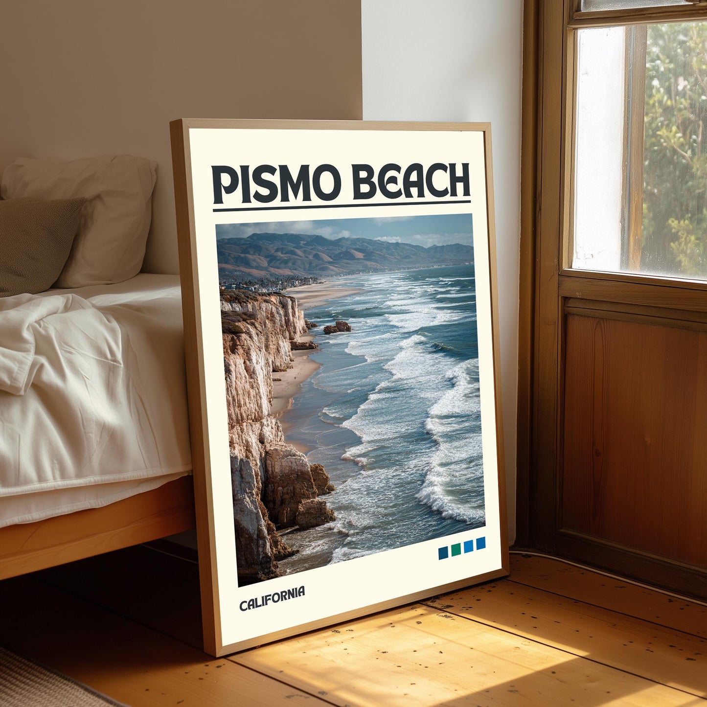 Pismo Beach Art Print, California Travel Poster