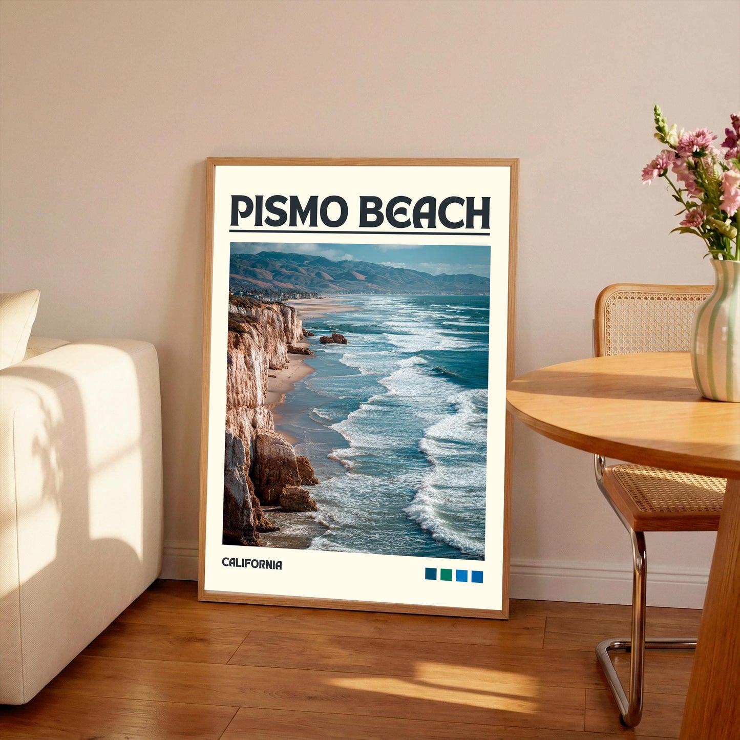 Pismo Beach Art Print, California Travel Poster